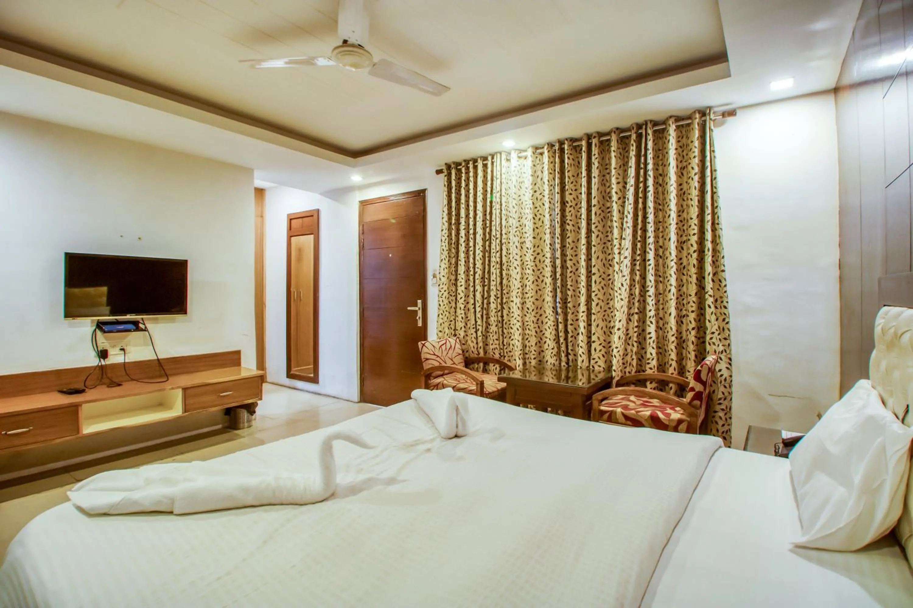 Bed in Deep Hotel