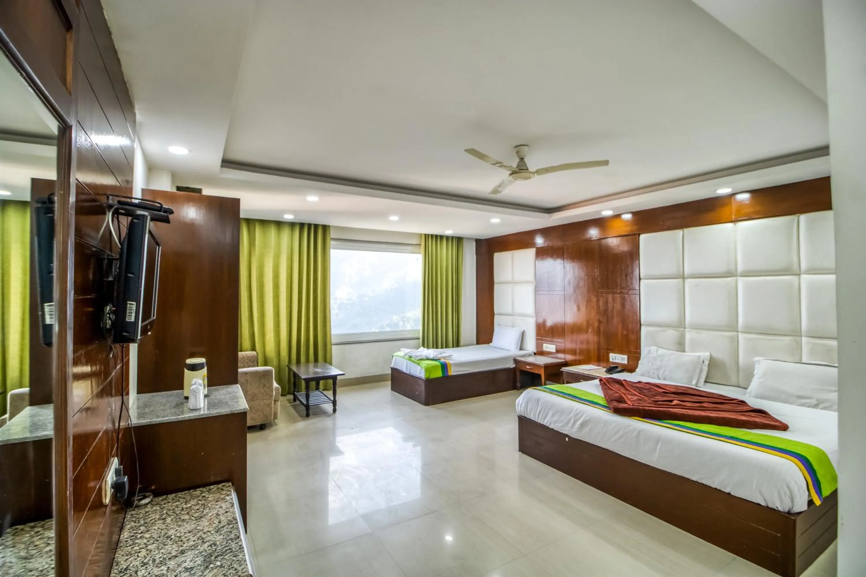 Bed in Deep Hotel