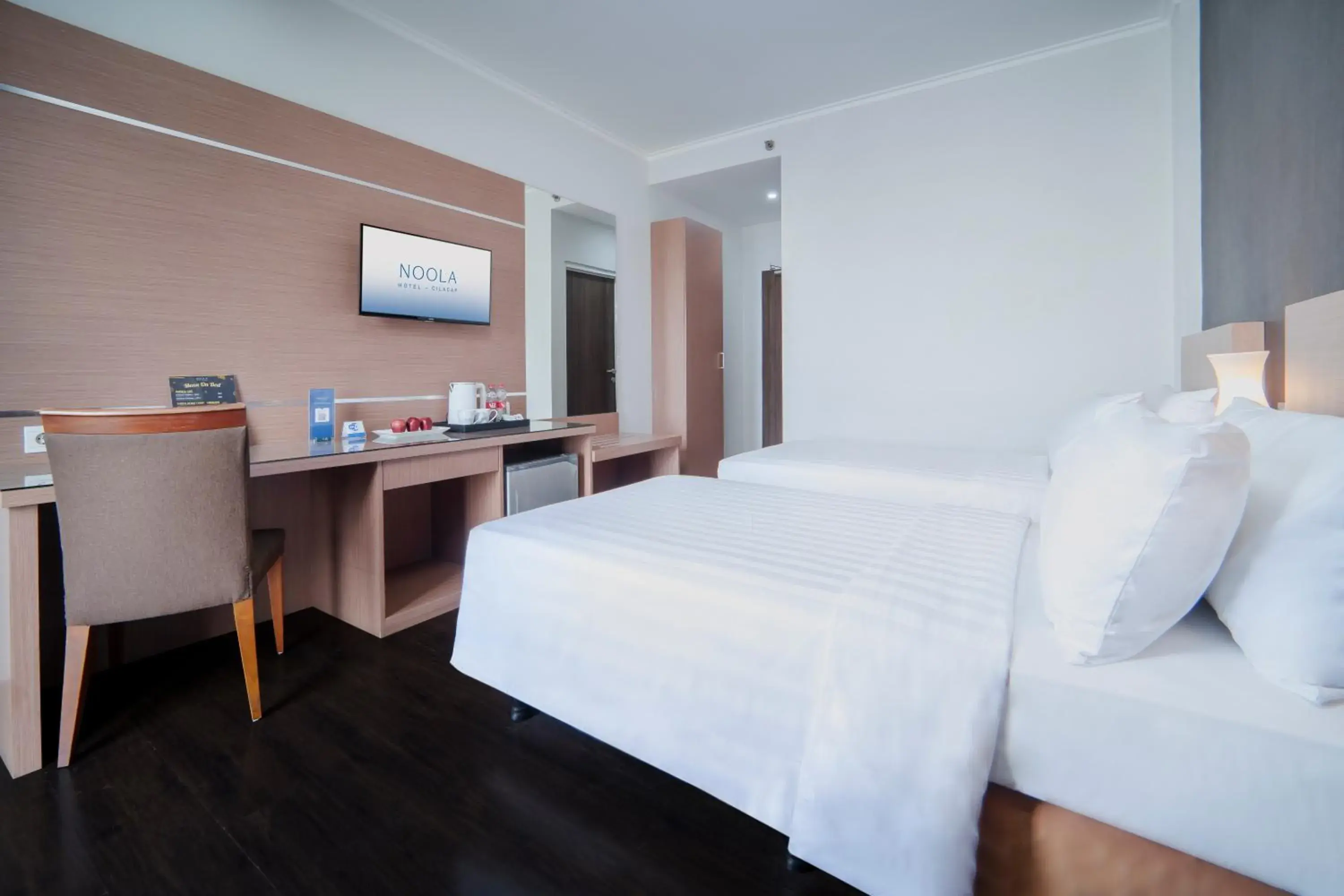Bed in Noola Hotel Cilacap Bed in Noola Hotel Cilacap