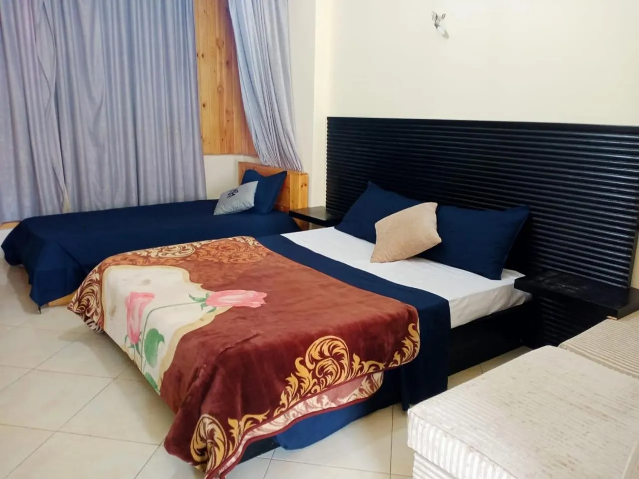 Bed in Santa maria dahab hotel