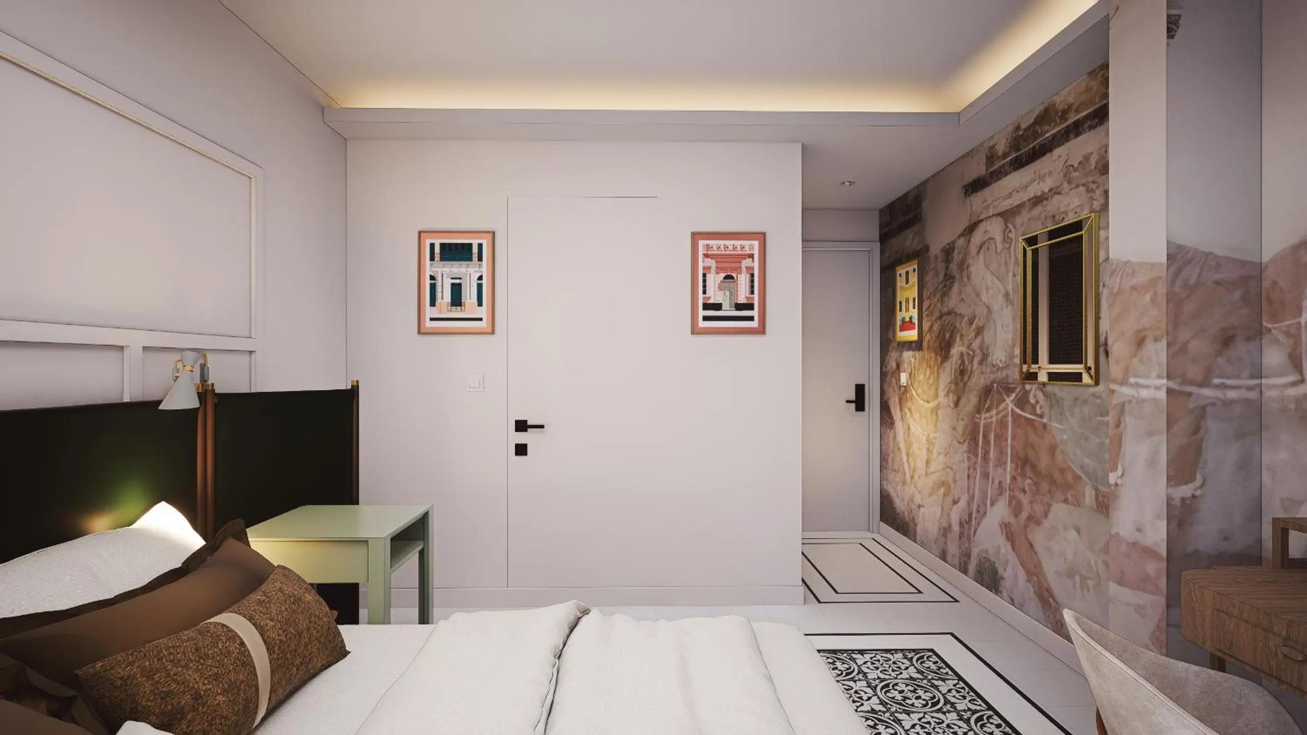 Bed in The Vincent Boutique Hotel, BW Premier Collection