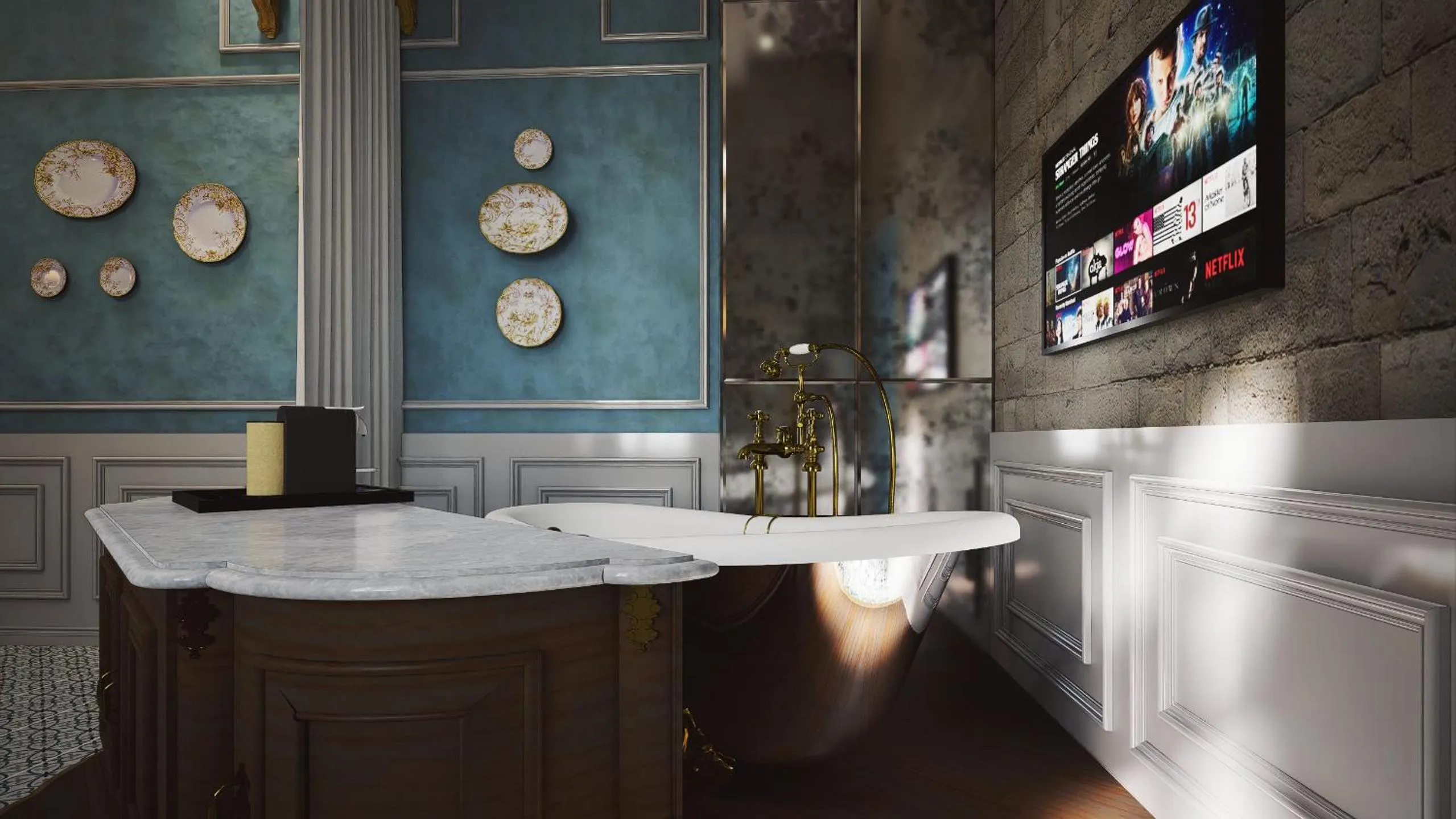 Bath in The Vincent Boutique Hotel, BW Premier Collection