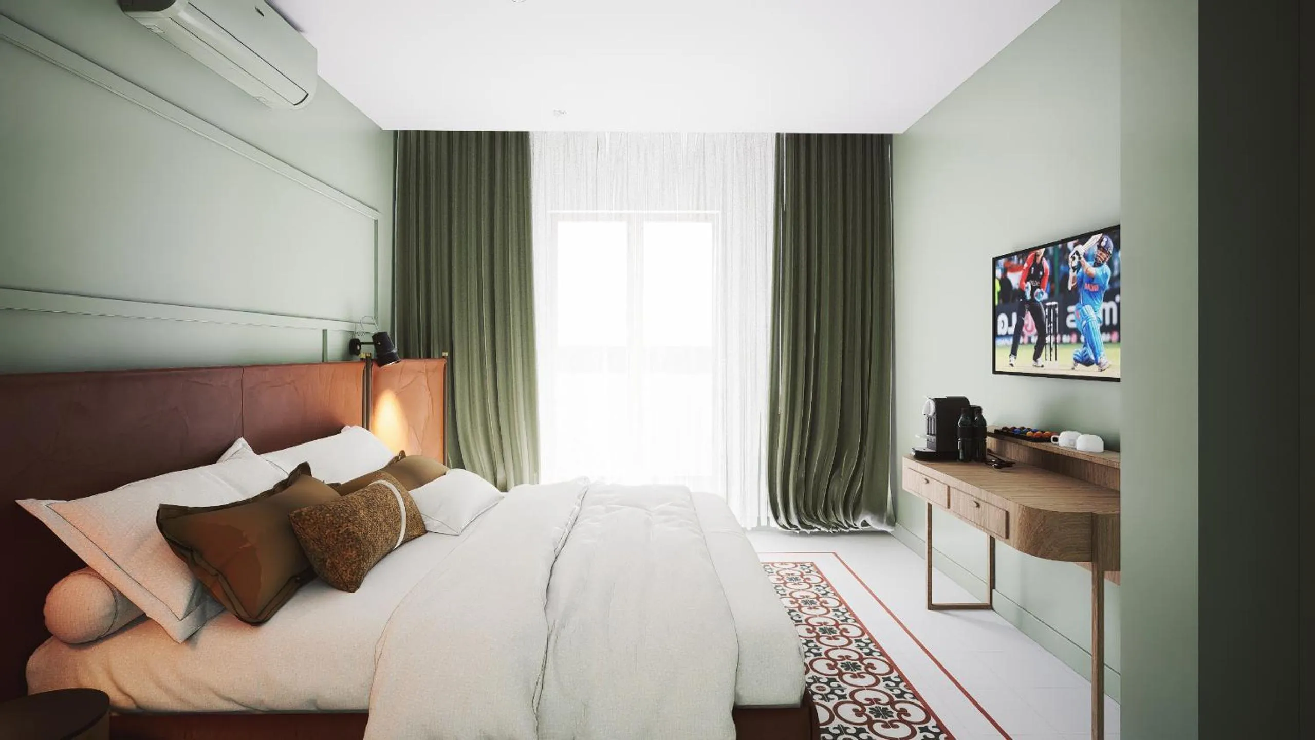 Bed in The Vincent Boutique Hotel, BW Premier Collection