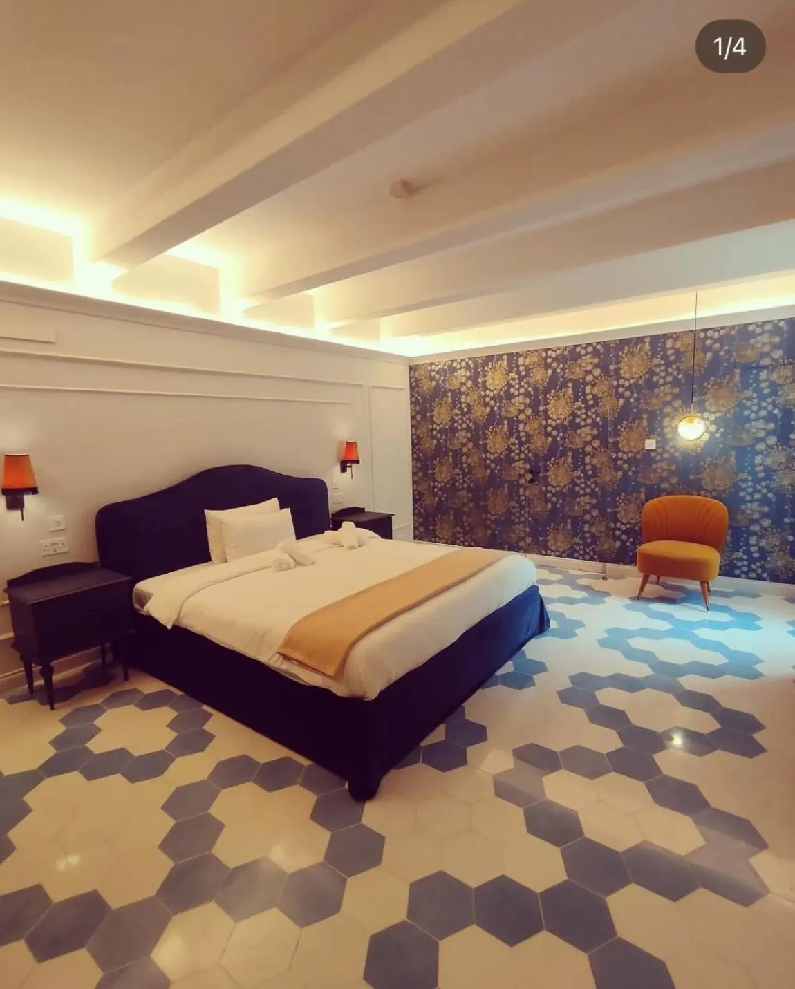 Bedroom in The Vincent Boutique Suites