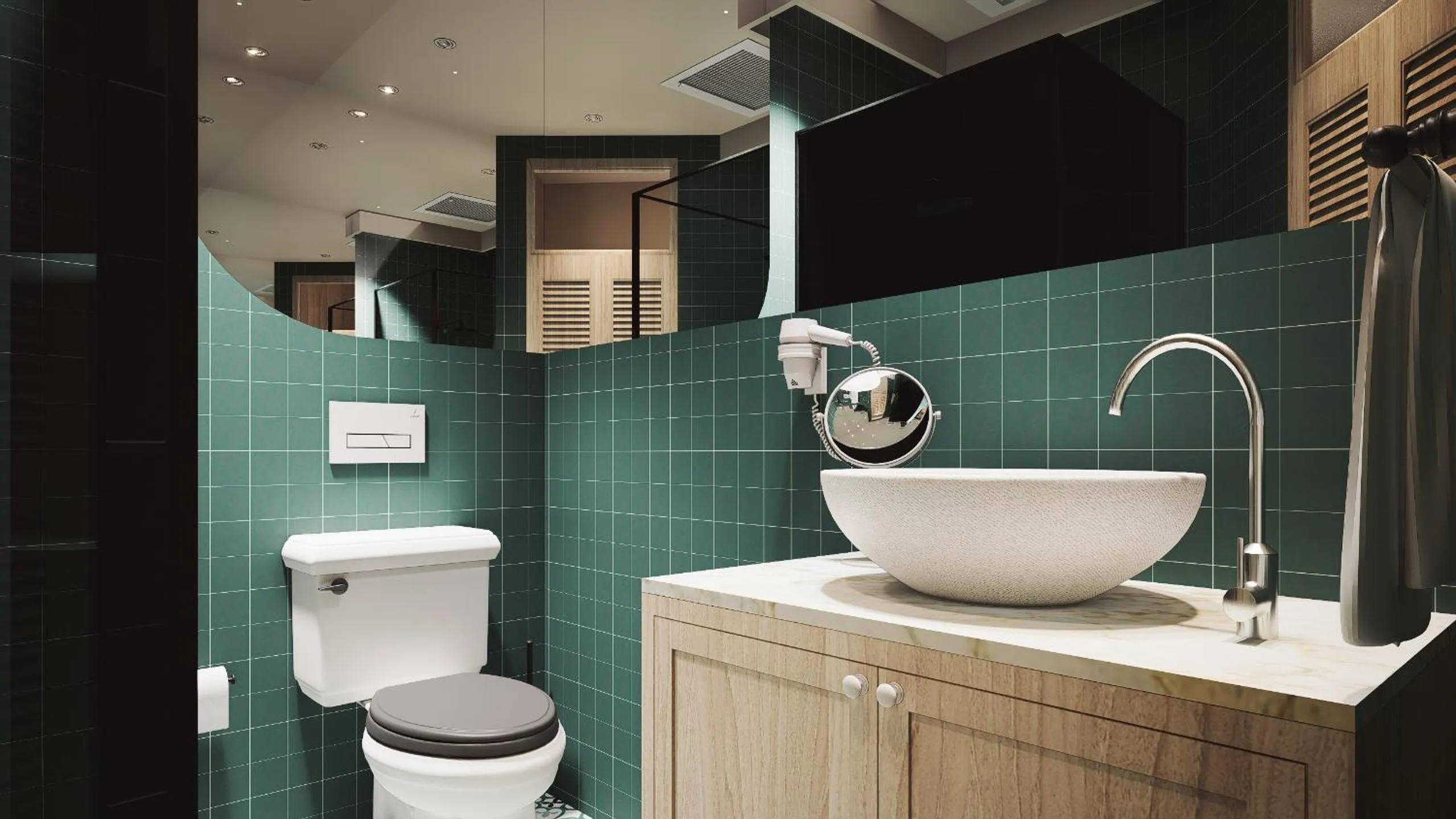 Bathroom in The Vincent Boutique Hotel, BW Premier Collection