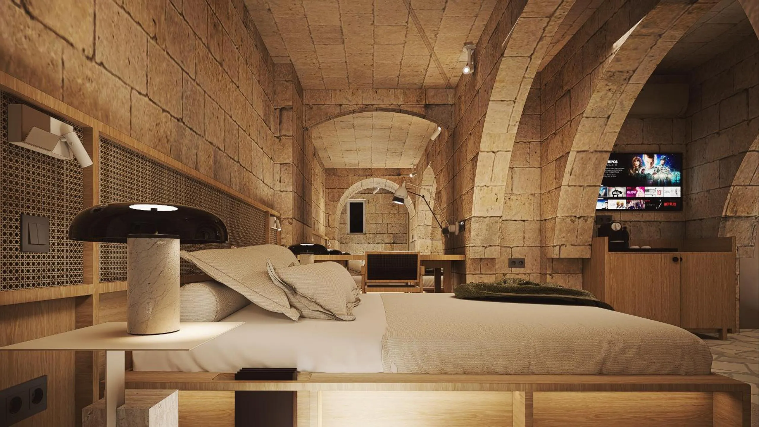 Bed in The Vincent Boutique Hotel, BW Premier Collection