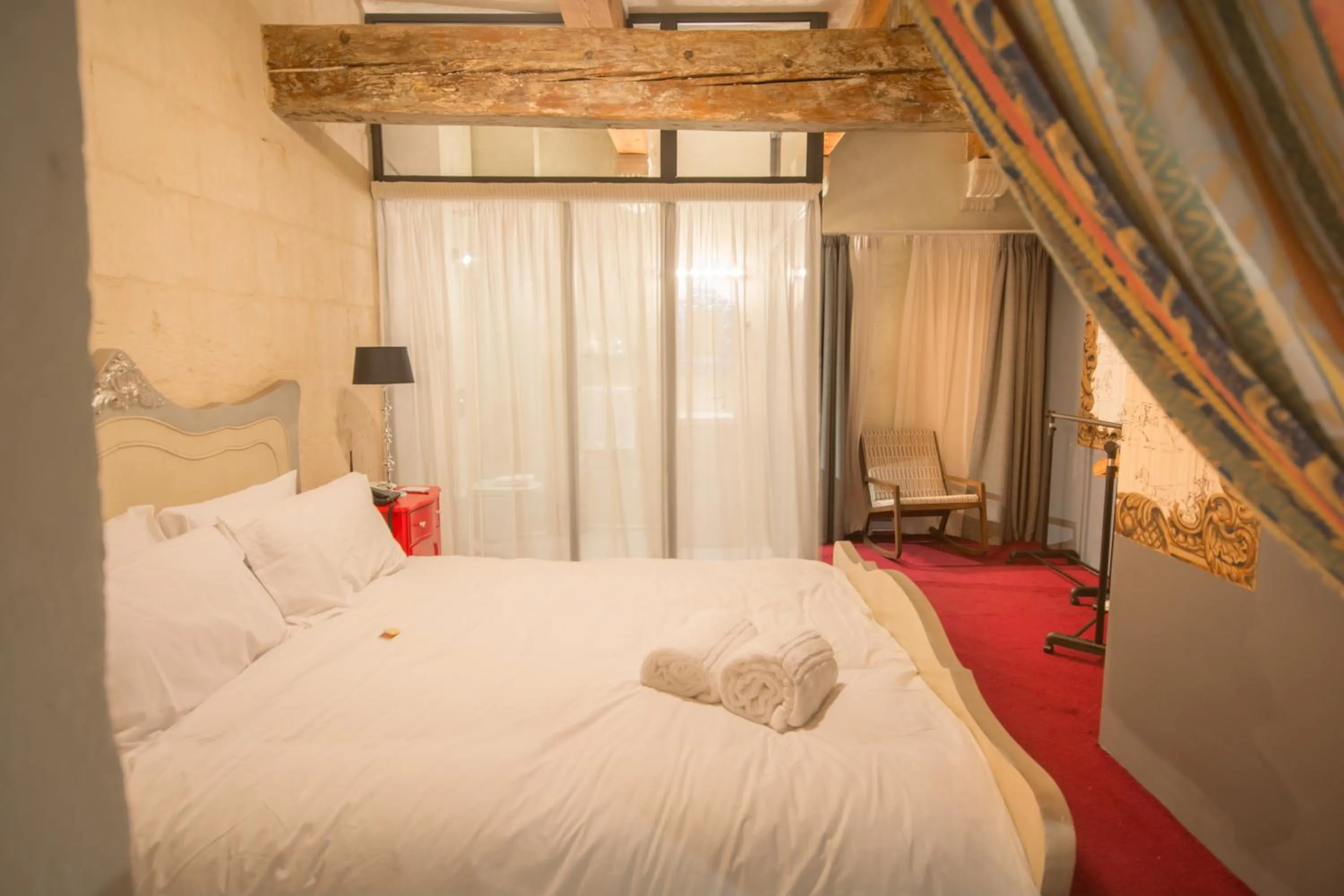 Bedroom in The Vincent Boutique Suites