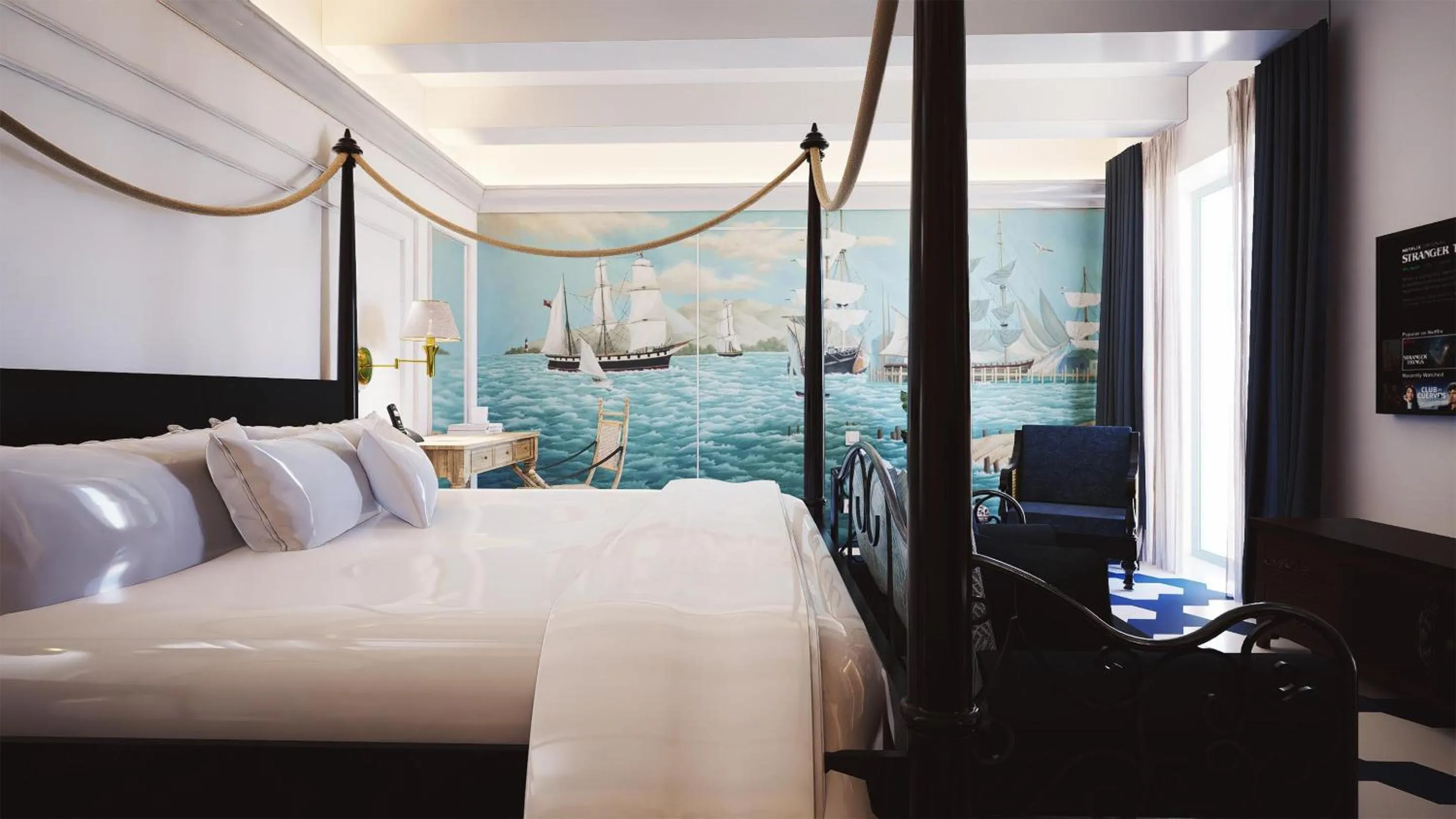 Bed in The Vincent Boutique Hotel, BW Premier Collection