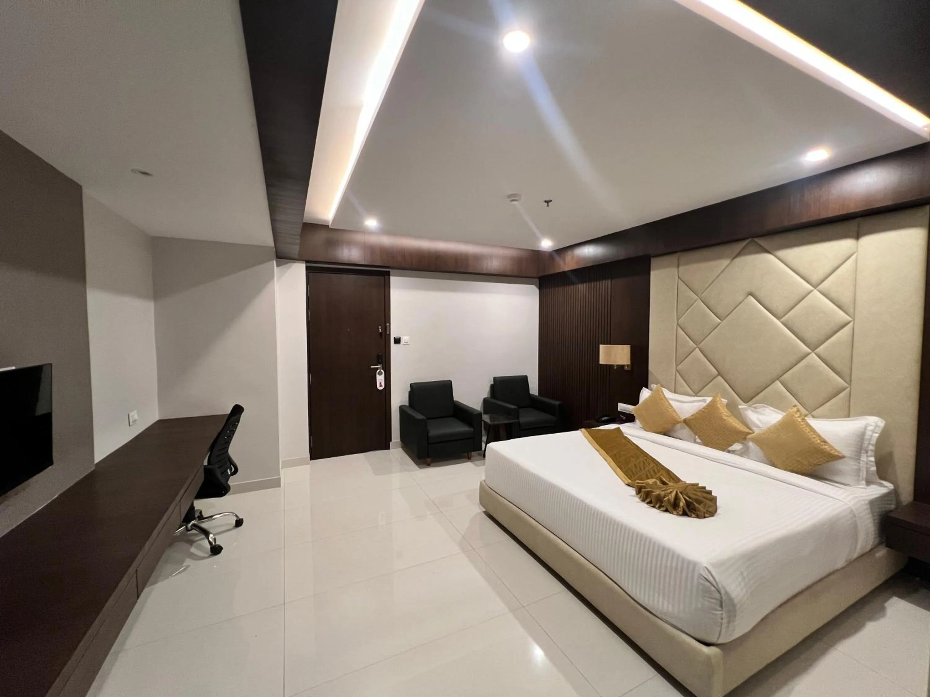 Photo of the whole room, Bed in HOTEL PRAJYOT