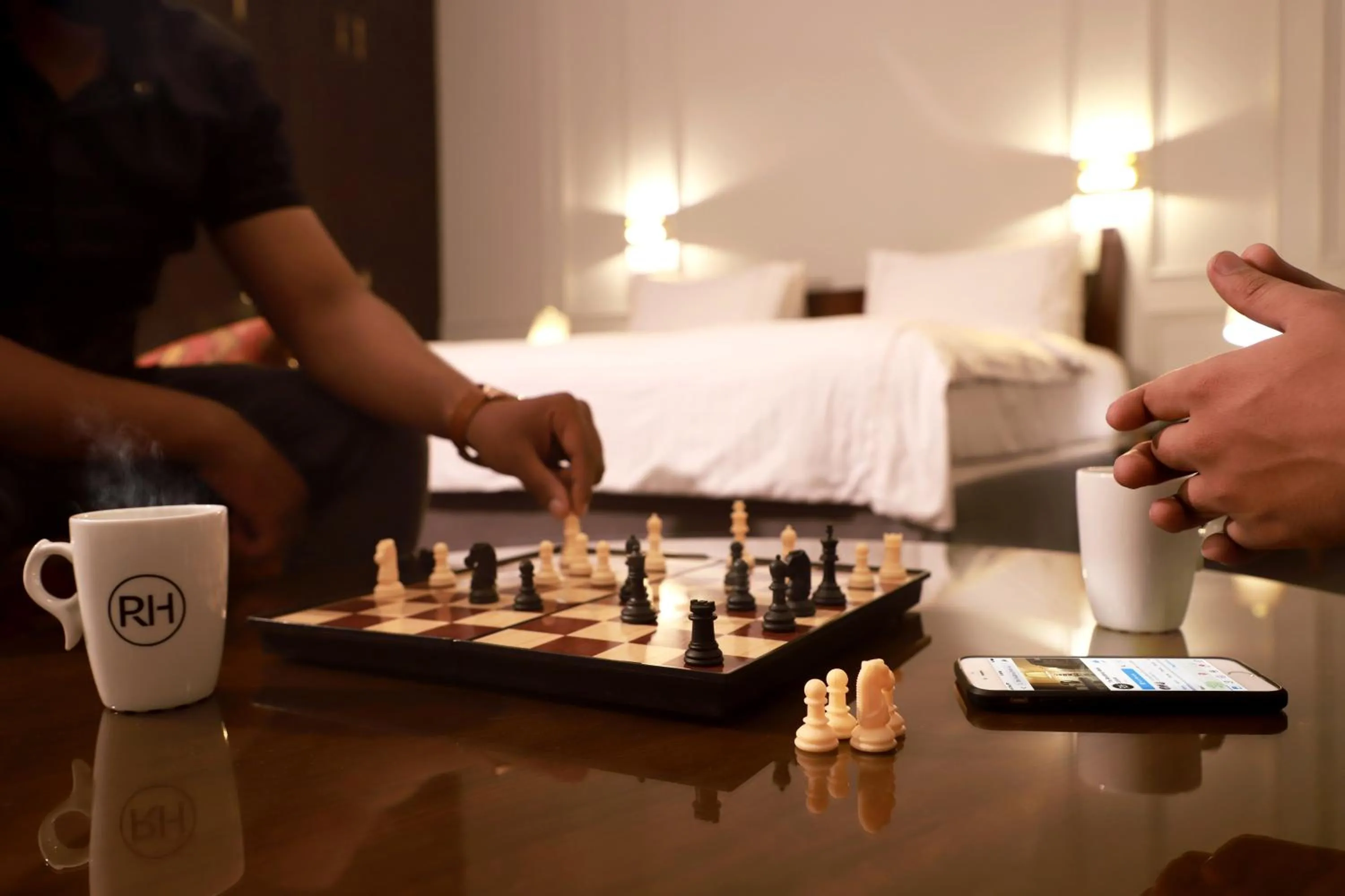 People in The Residency Hotel