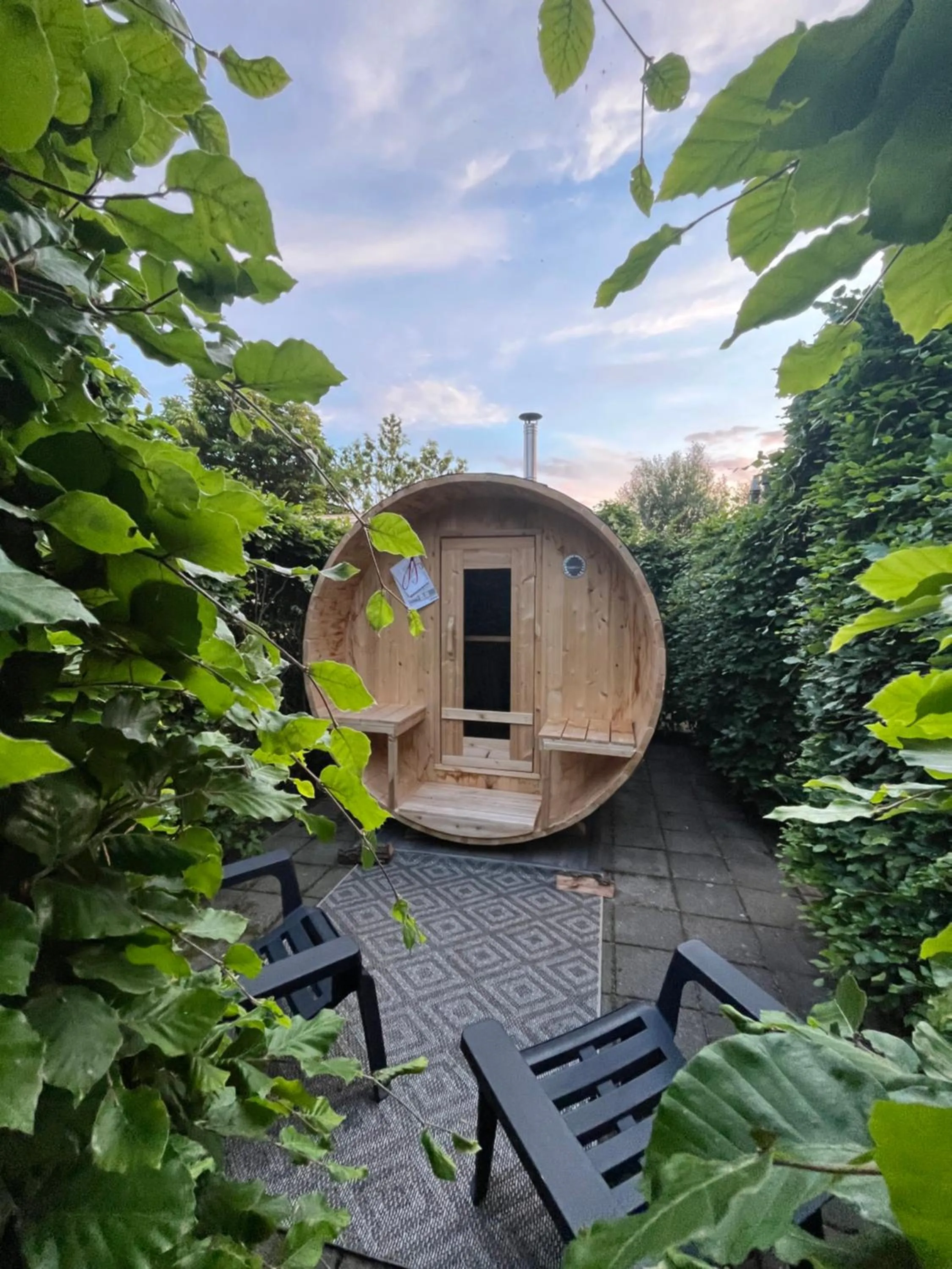 Sauna in Vakantiehuisjes Marsherne