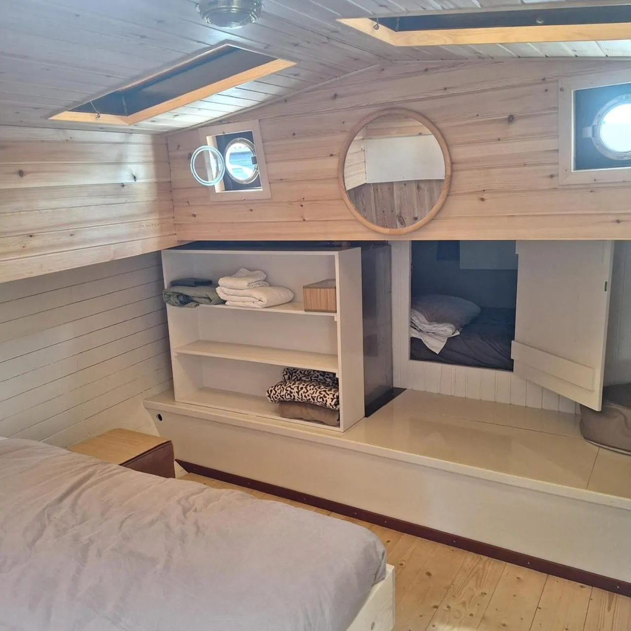 Bed in Vakantiehuisjes Marsherne