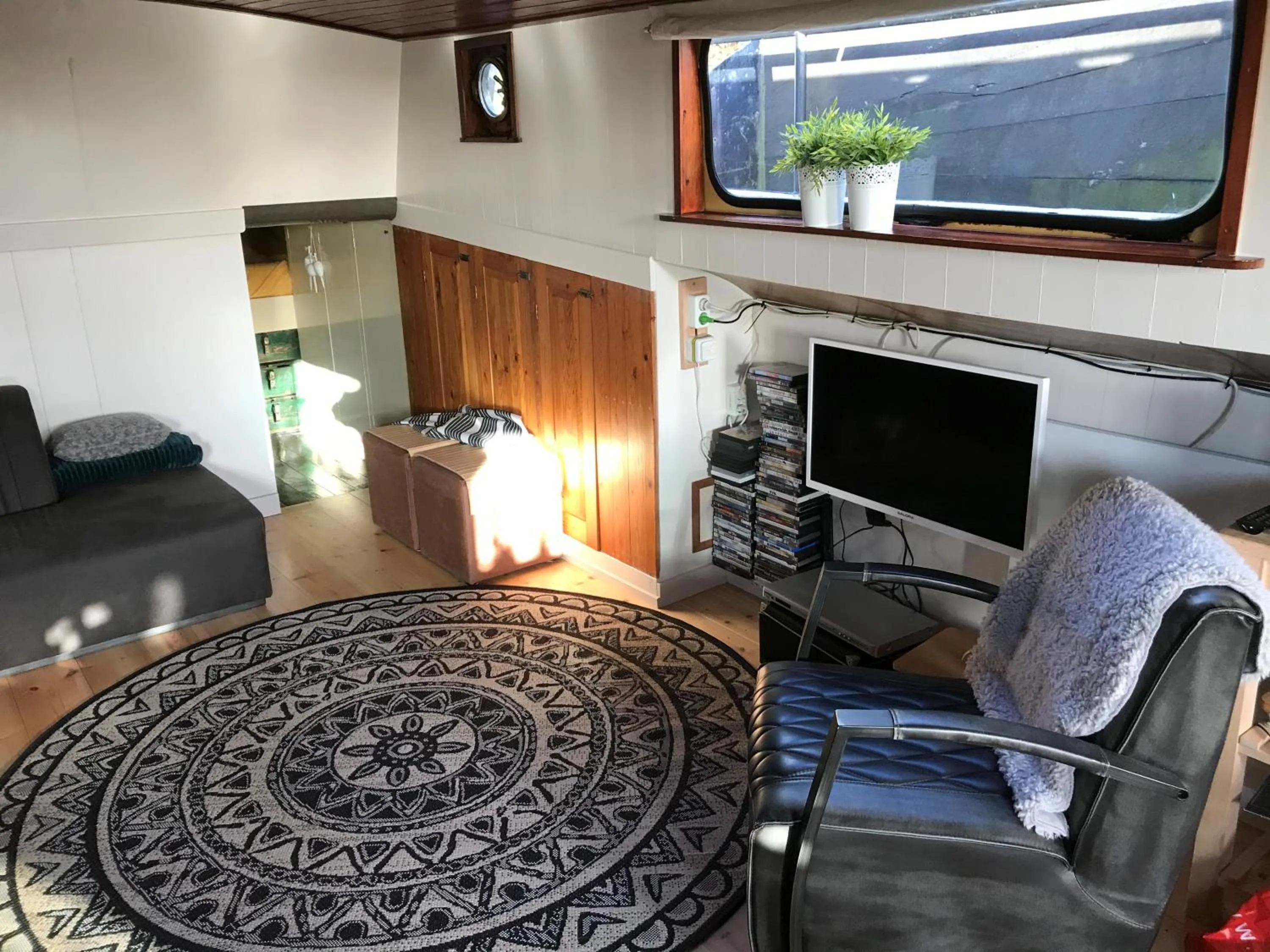 Living room in Vakantiehuisjes Marsherne