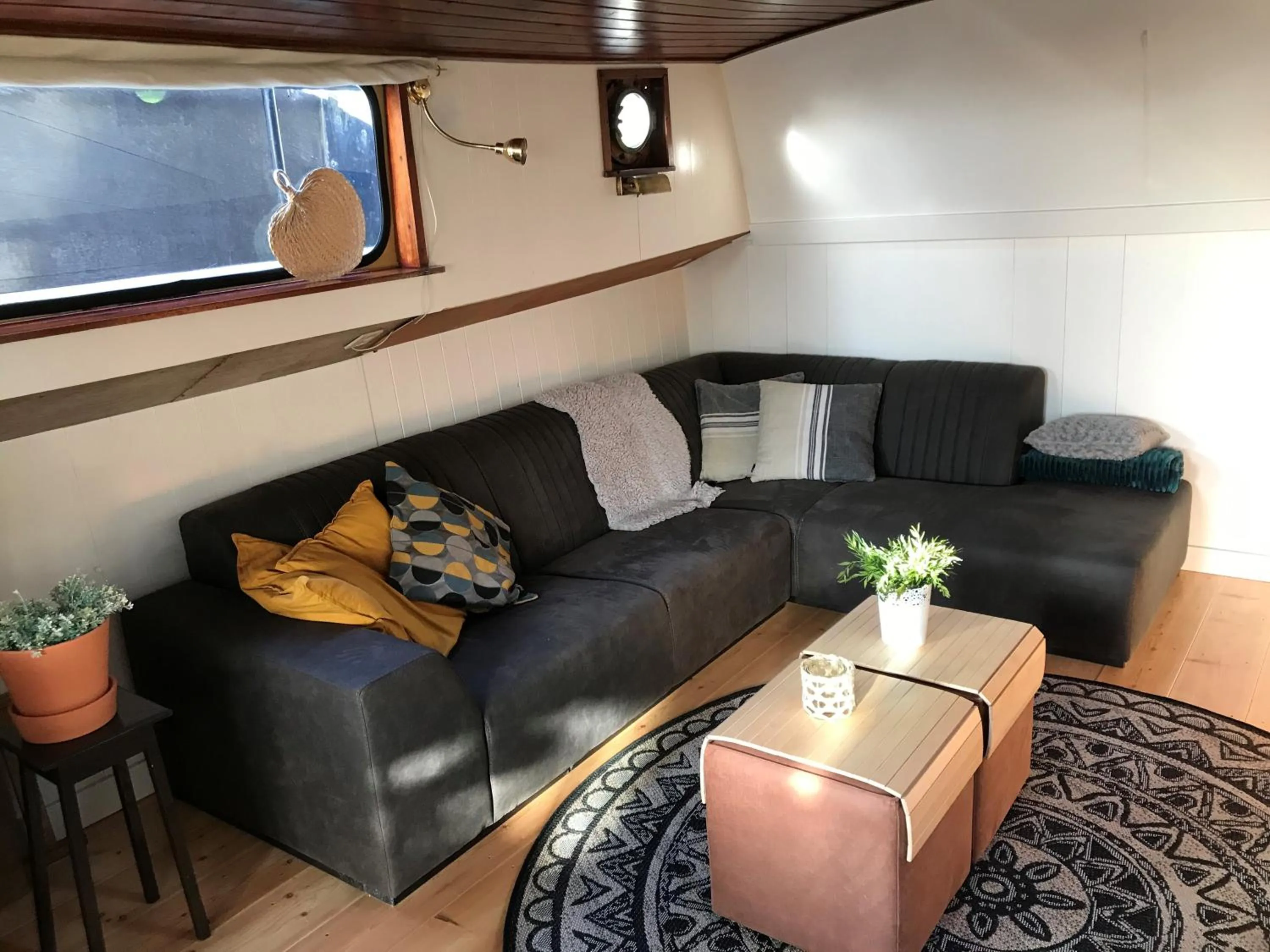 Living room in Vakantiehuisjes Marsherne