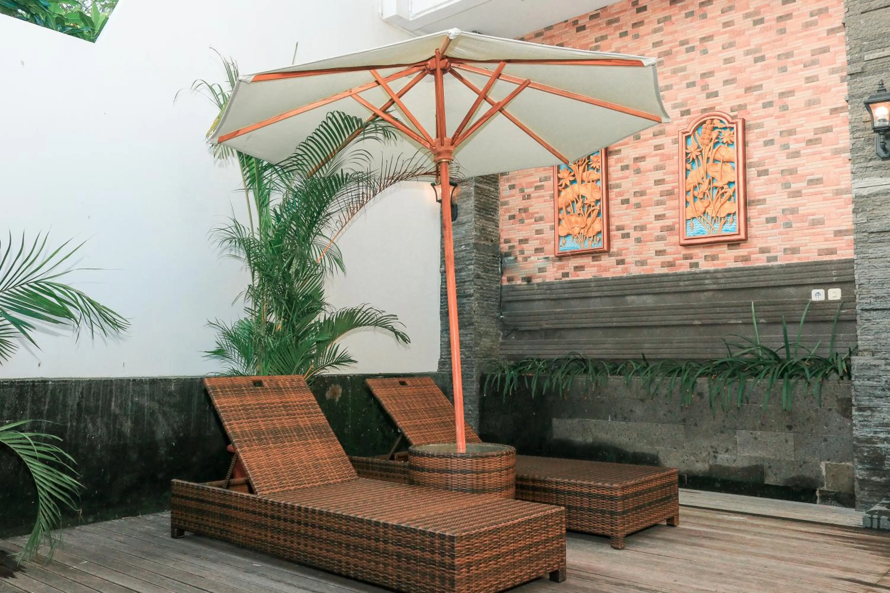 Pool view in Argya Santi Suite and Villas