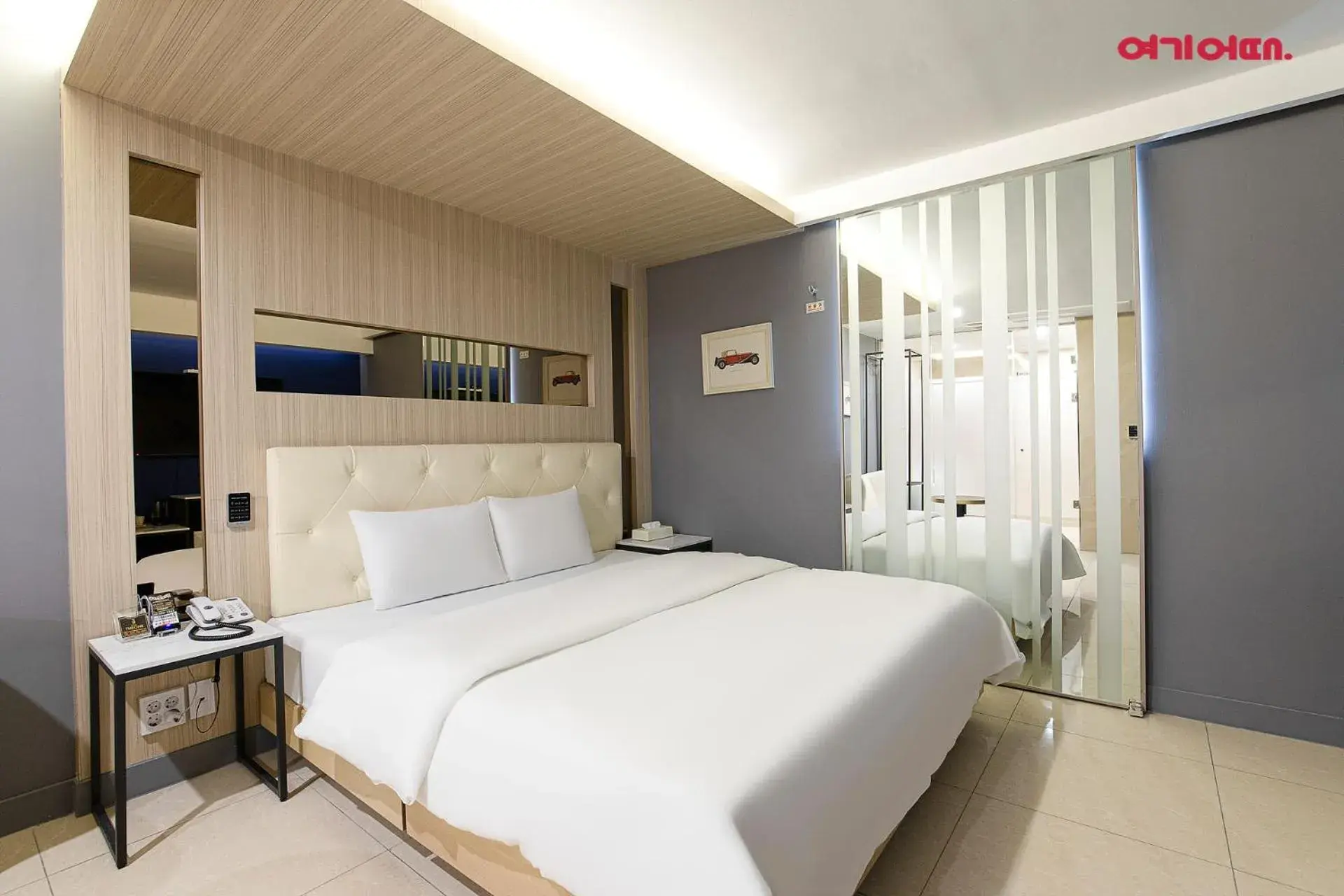 Bed in INCHEON AIRPORT HOTEL THE ONe Bed in INCHEON AIRPORT HOTEL THE ONe