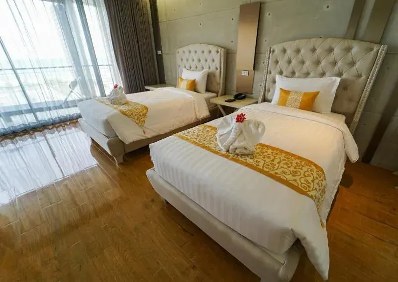 Bed in Serene Phla Resort and Restaurant Bed in Serene Phla Resort and Restaurant