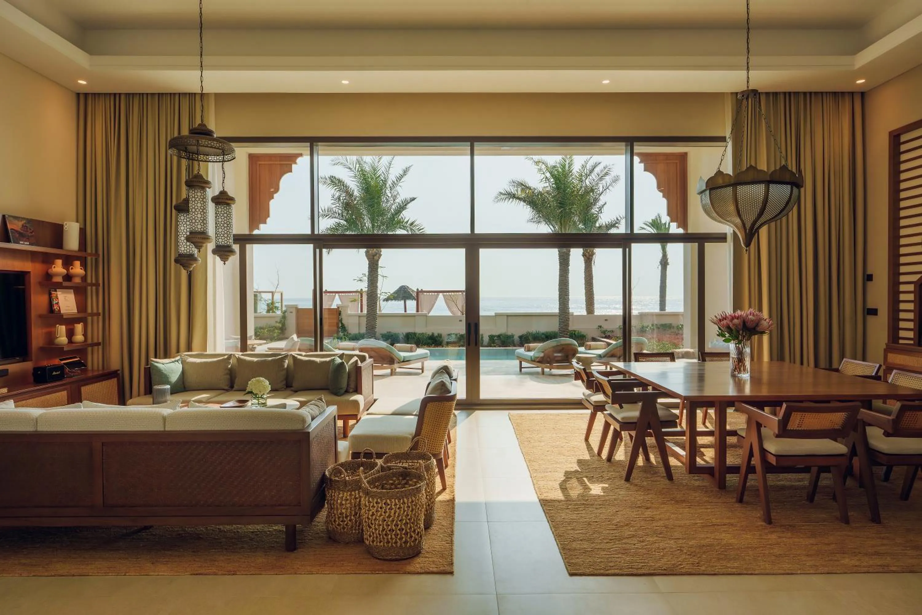 Living room in Naama Beach Villas & Spa