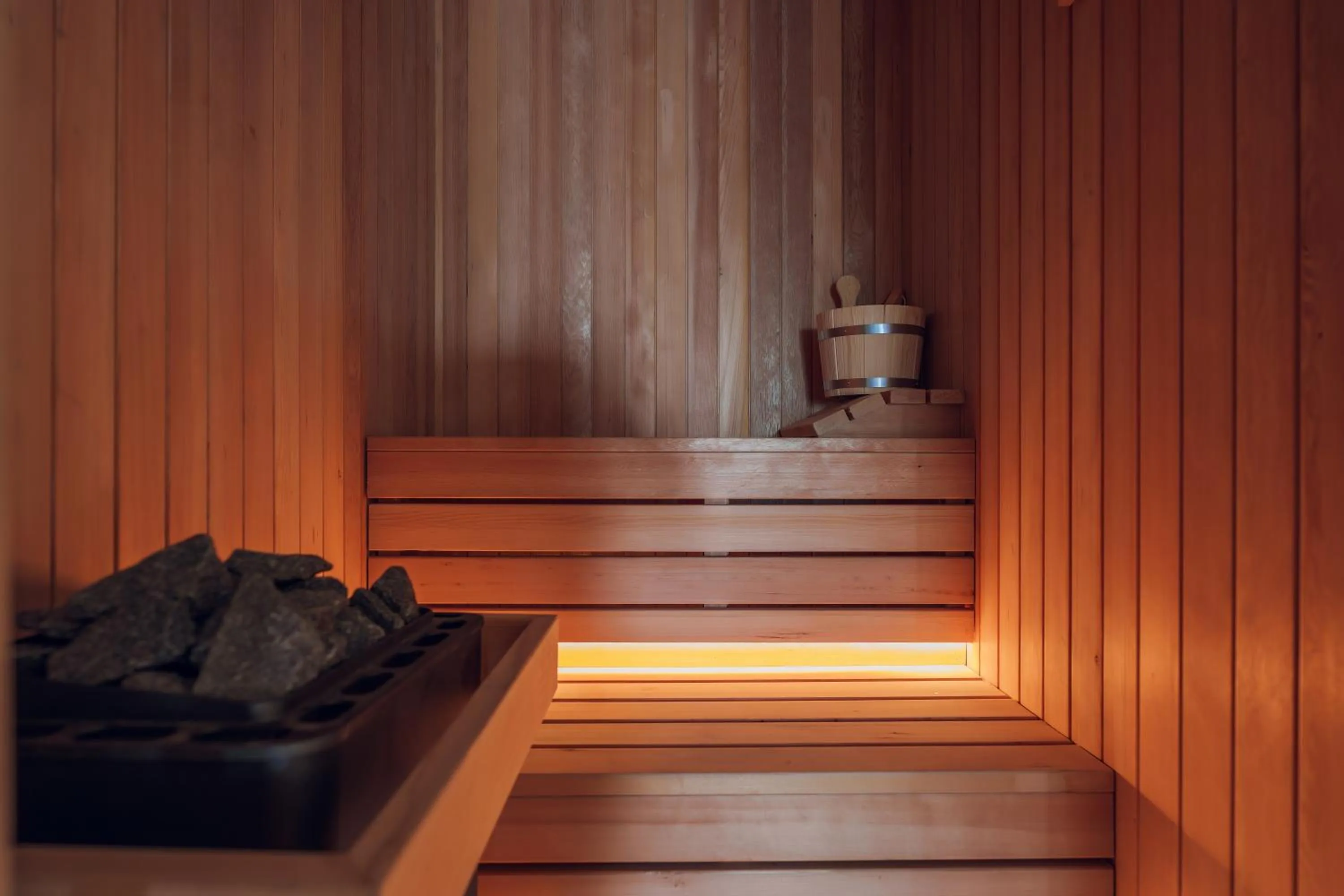 Sauna in Naama Beach Villas & Spa