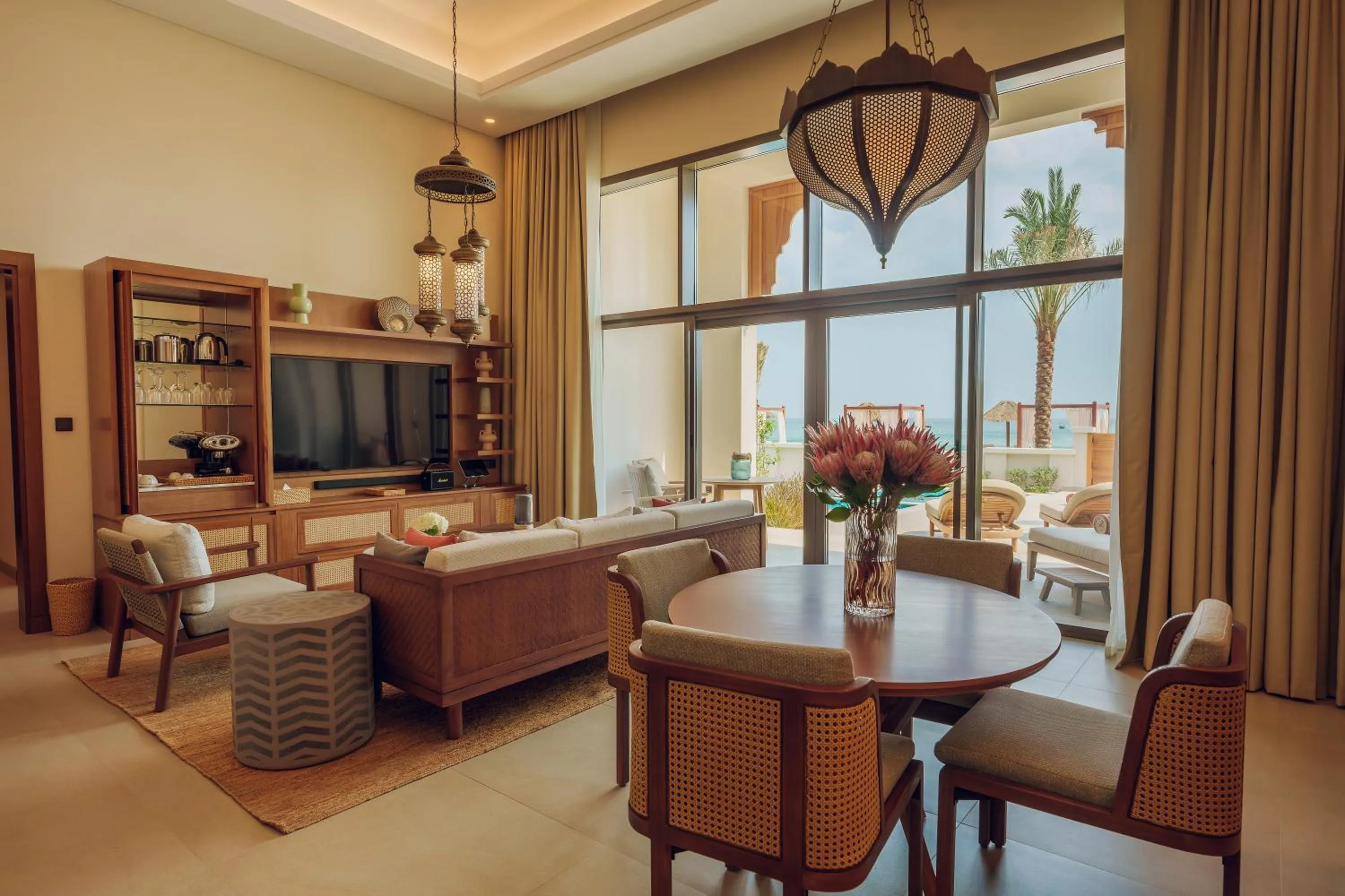 Living room in Naama Beach Villas & Spa