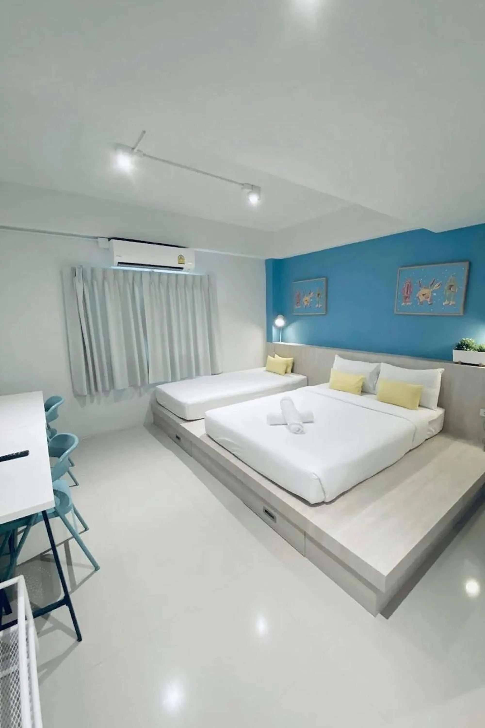 Bedroom, Bed in ME U Hostel Pattaya