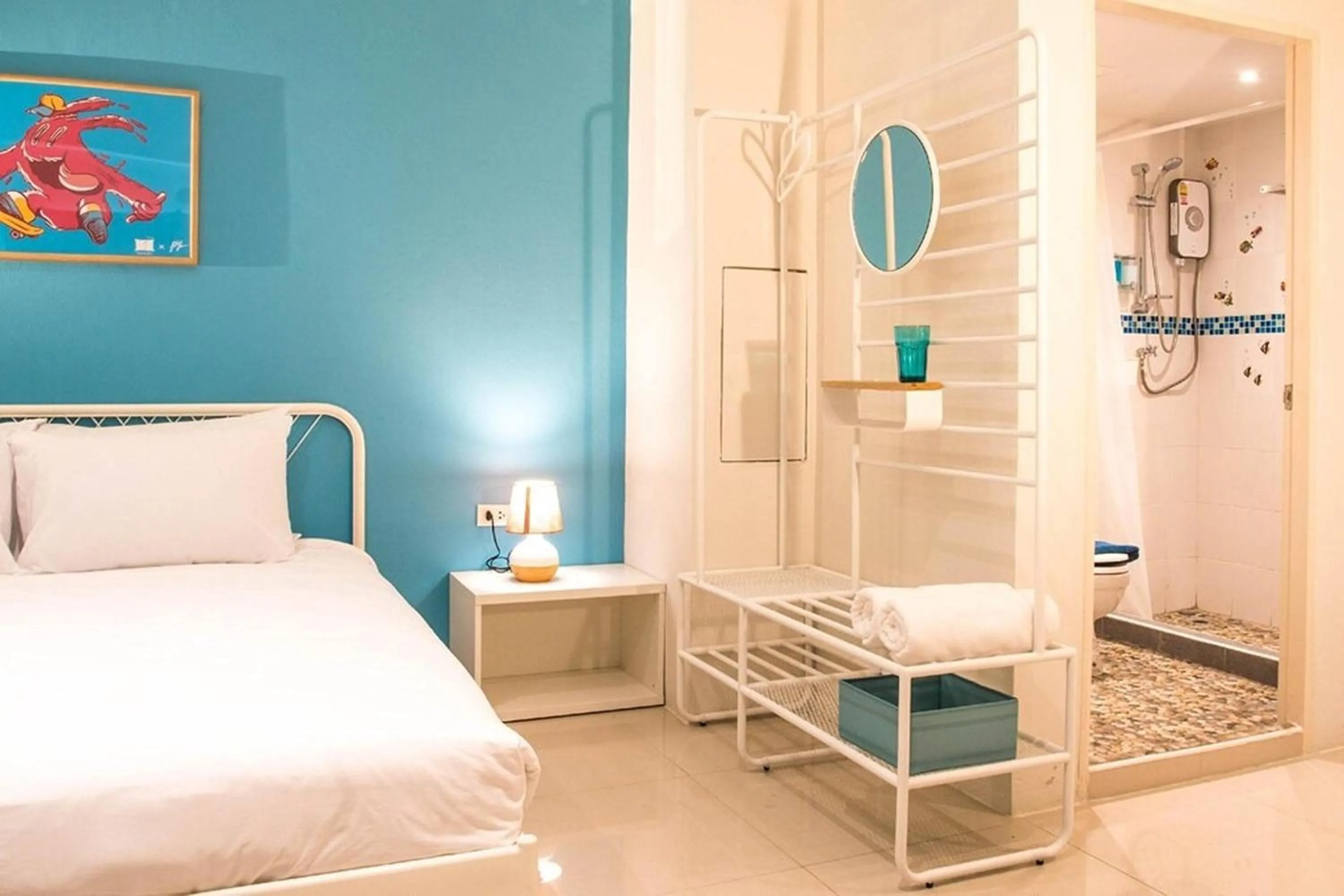 Bedroom, Bed in ME U Hostel Pattaya