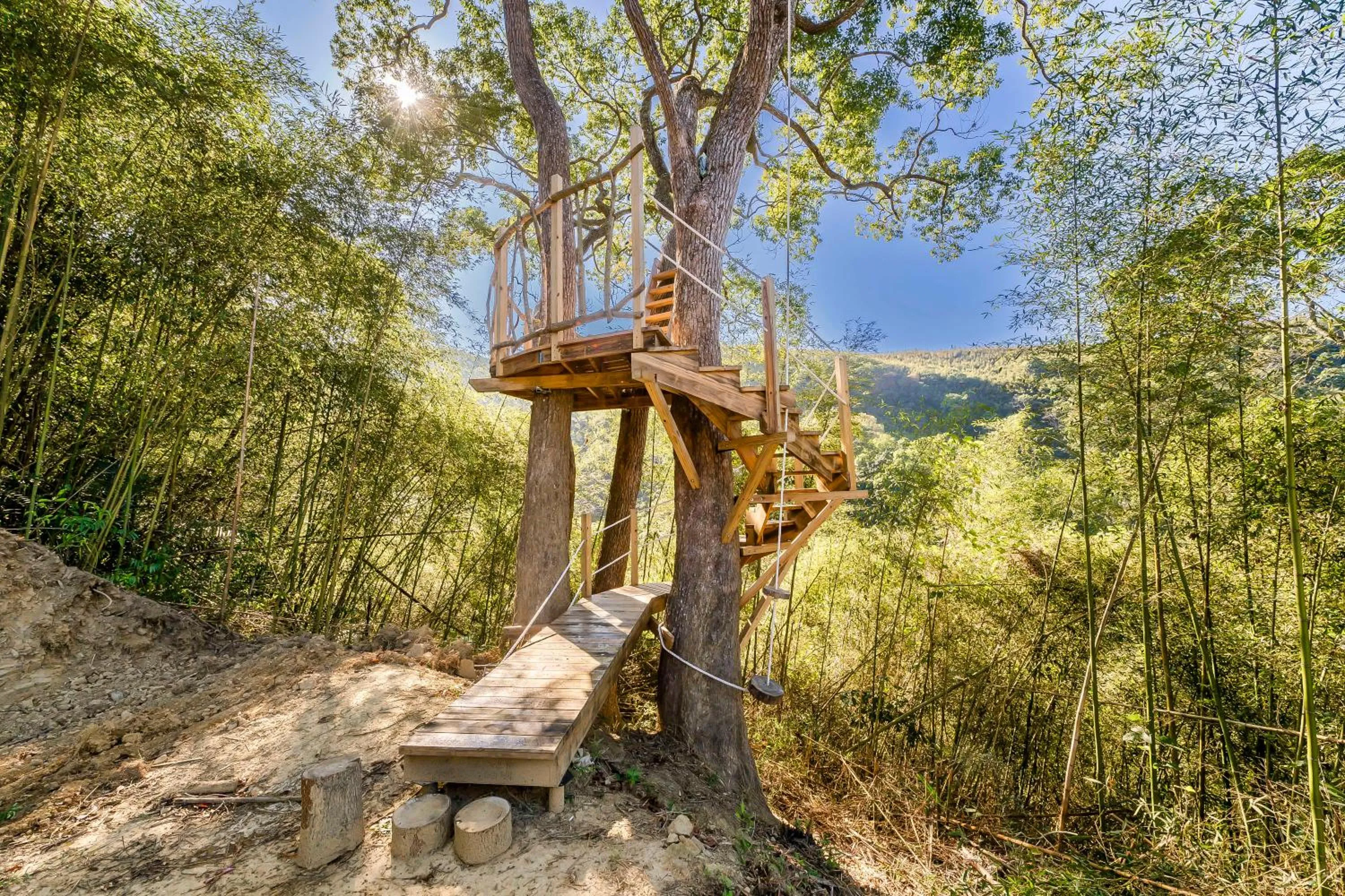 Natural landscape in Grow Tree Glamping