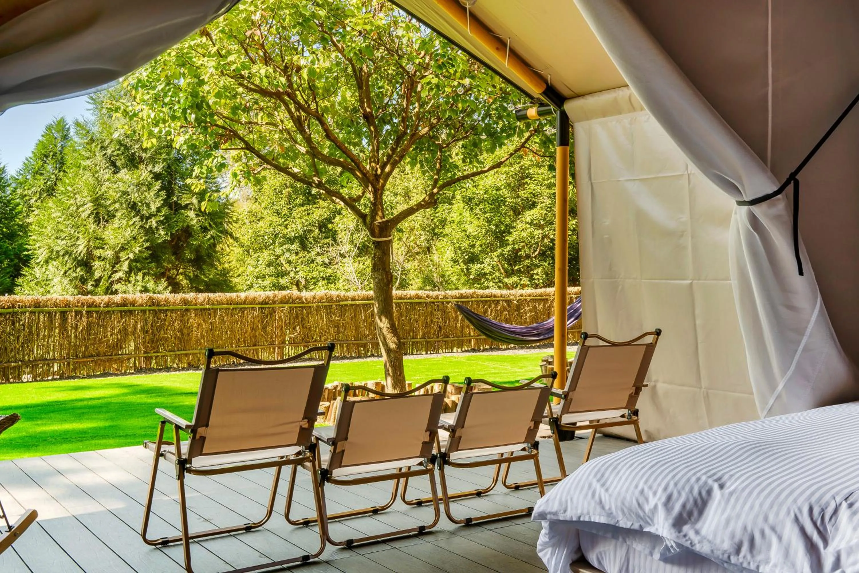 sunbed in Grow Tree Glamping