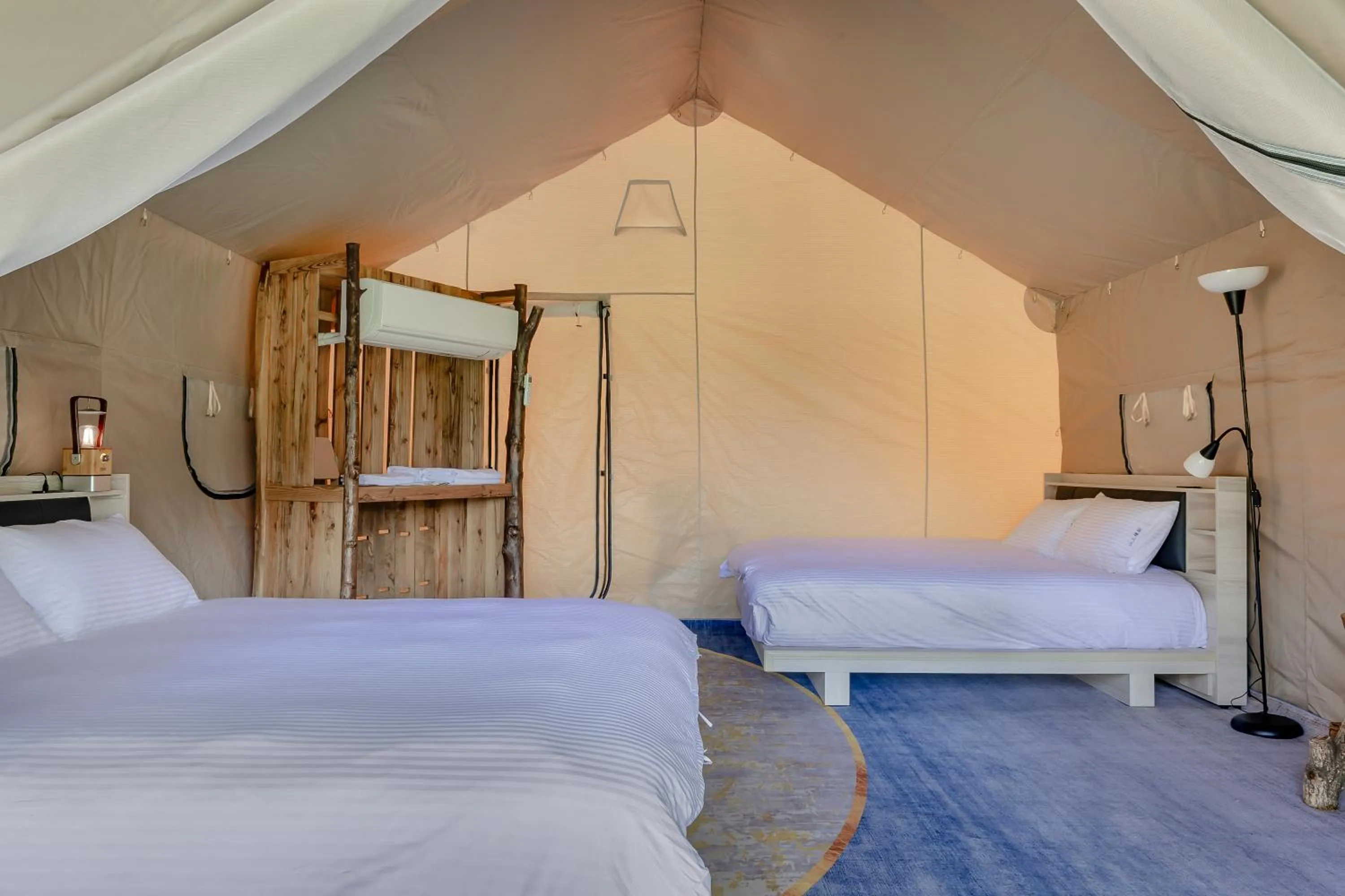 Bed in Grow Tree Glamping