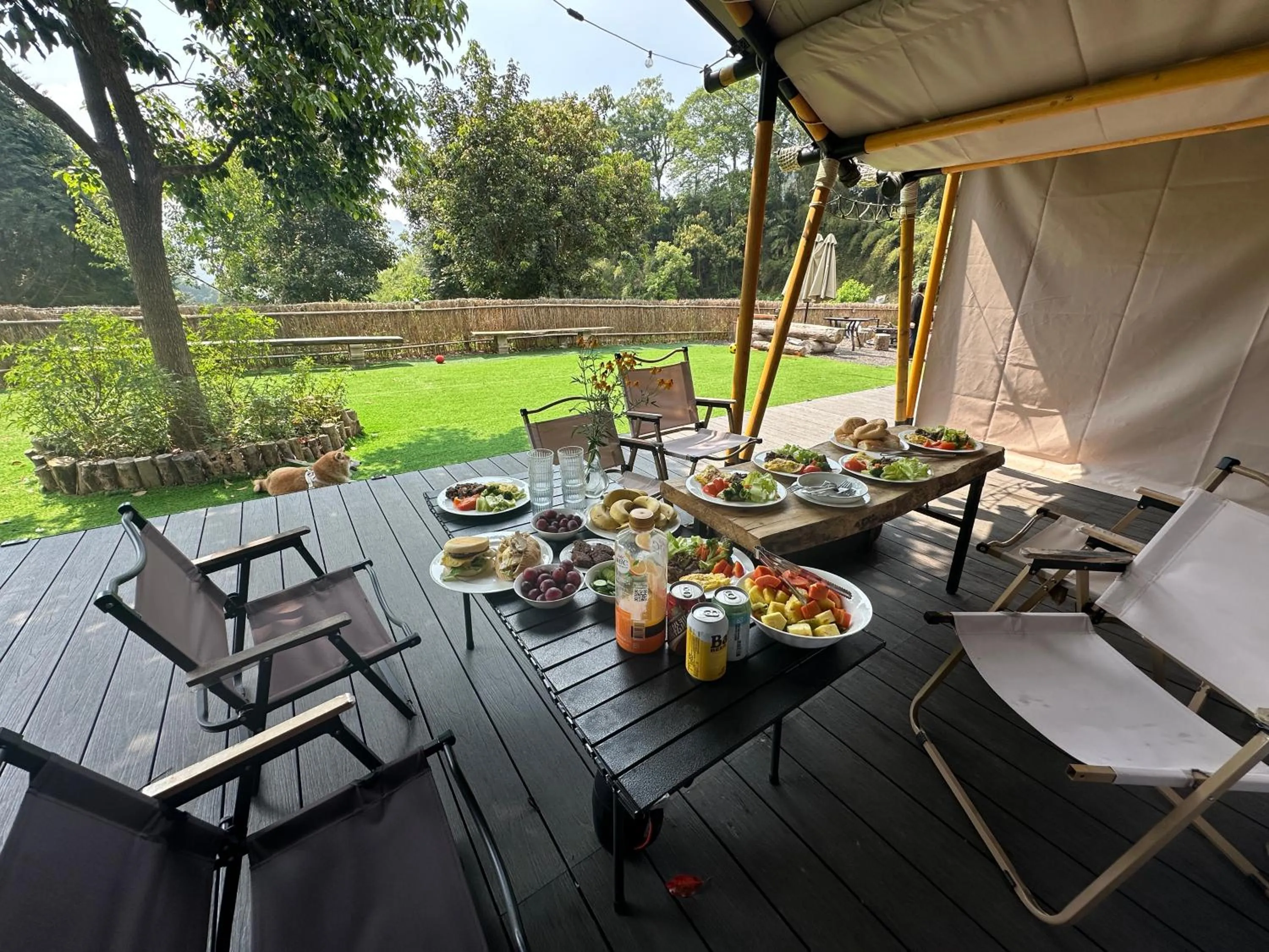 Patio in Grow Tree Glamping