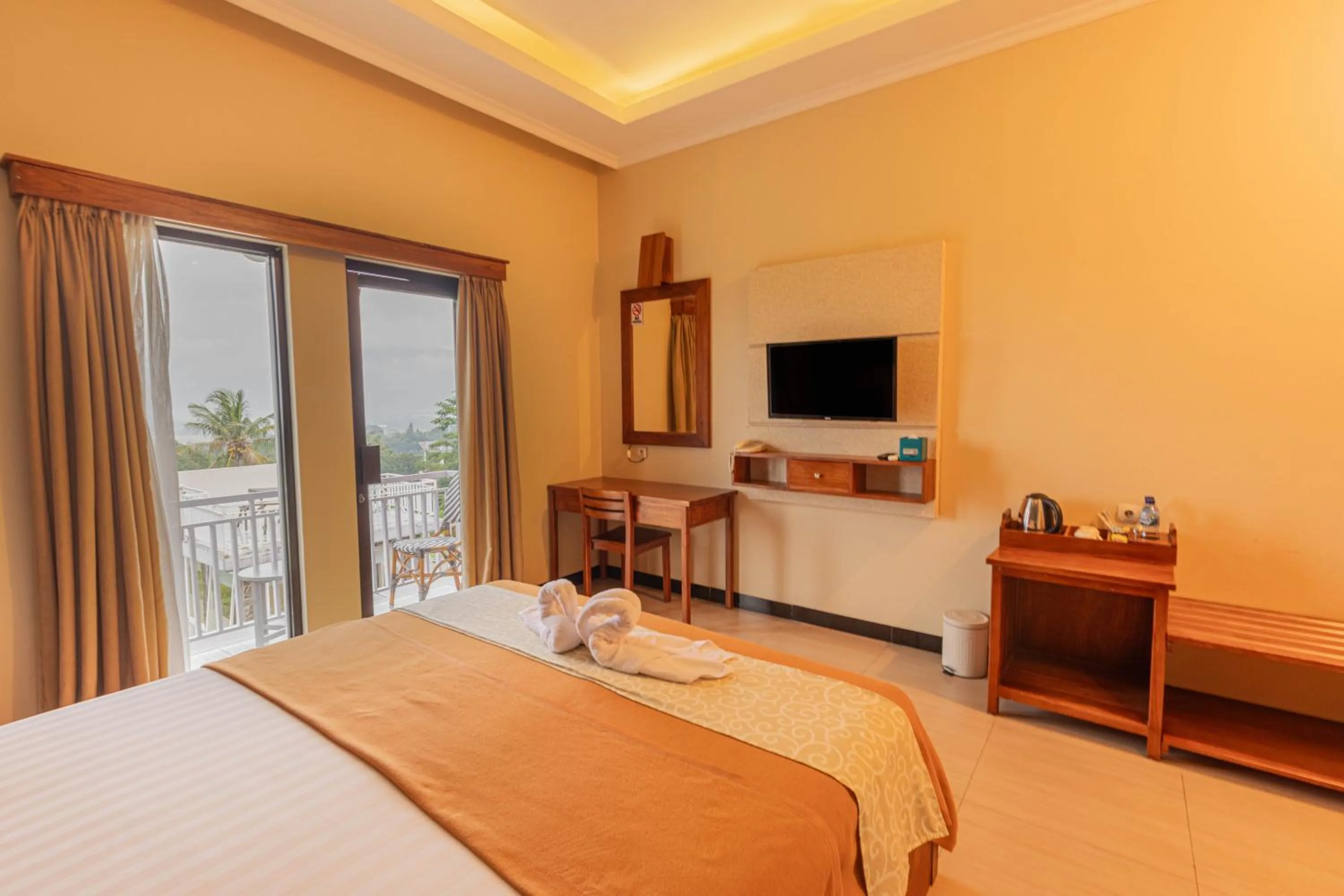 Bed in Hotel Griya Katarina