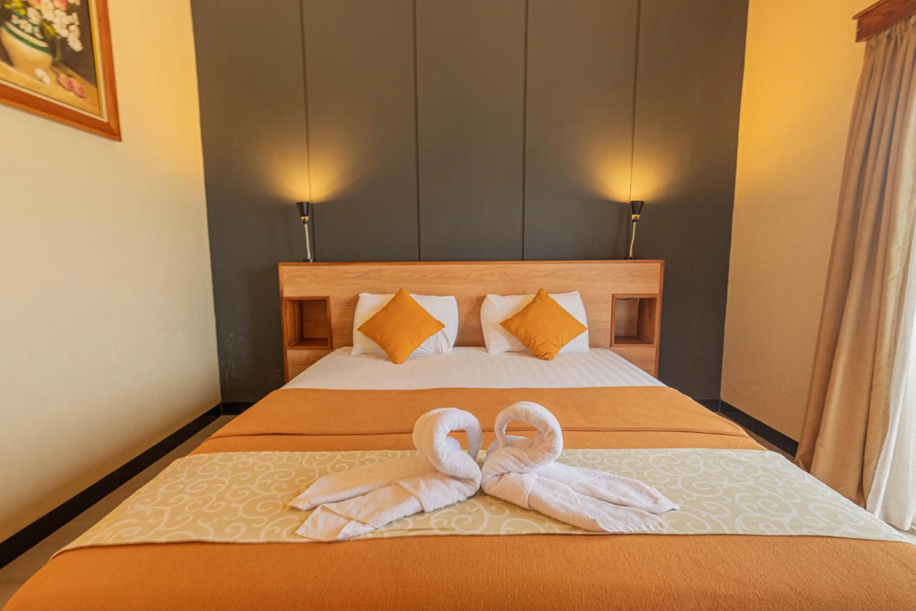 Bed in Hotel Griya Katarina