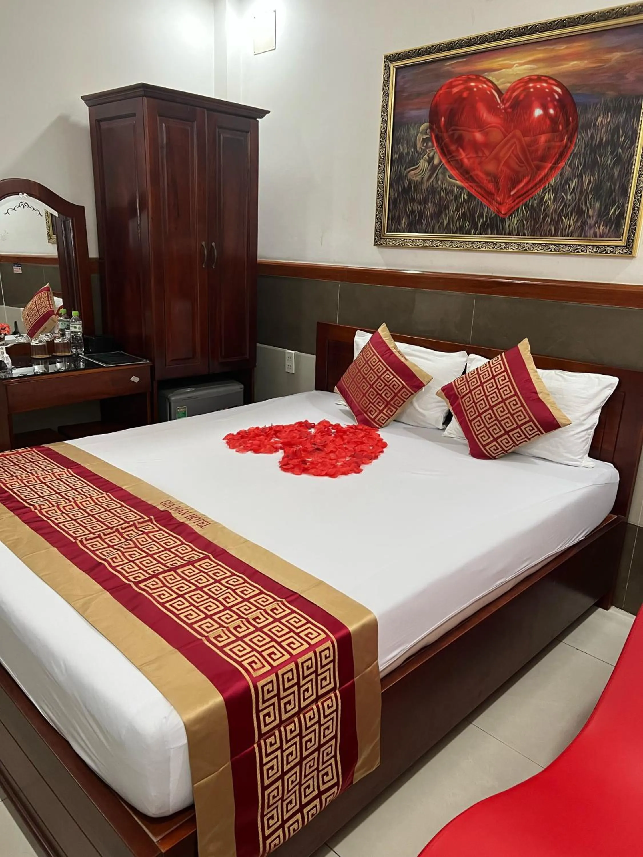 Bed in Gia Hân Hotel