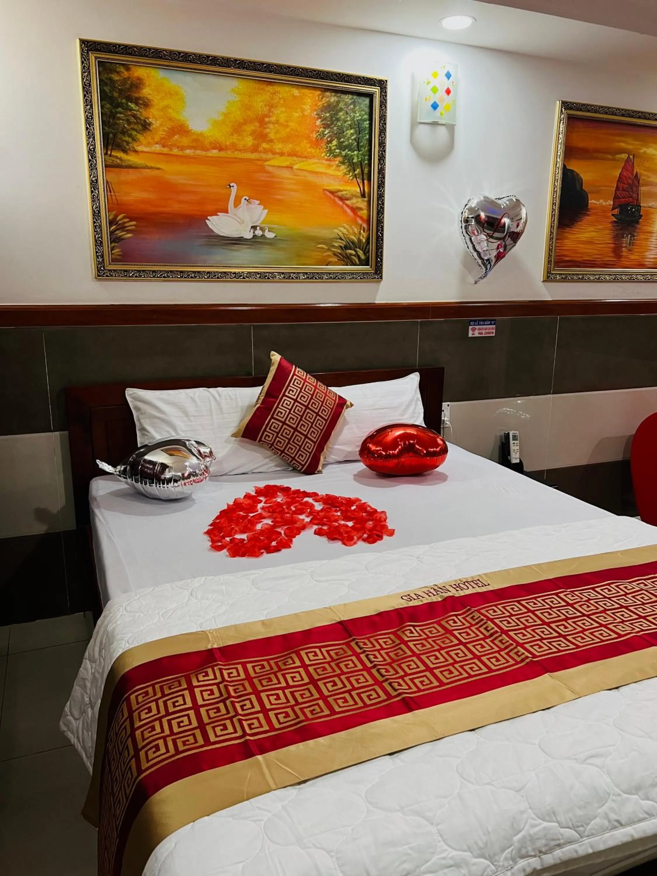 Bed in Gia Hân Hotel