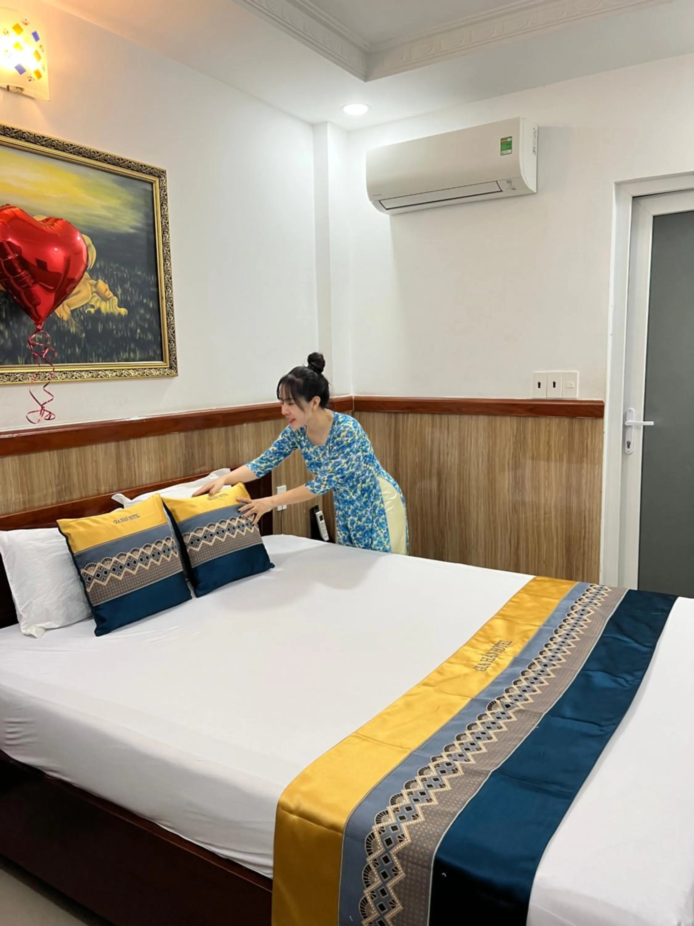 Bed in Gia Hân Hotel