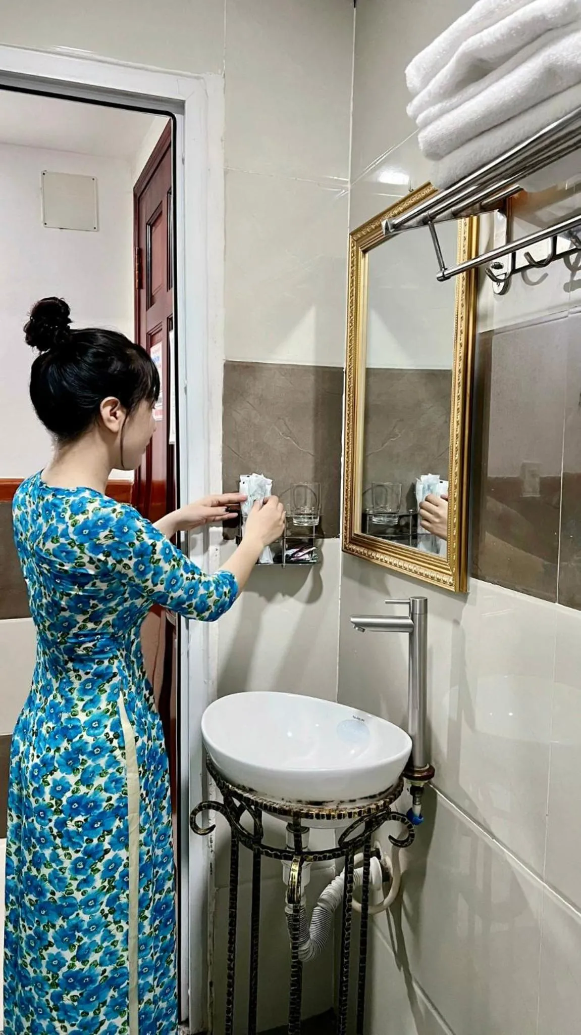 Toilet in Gia Hân Hotel