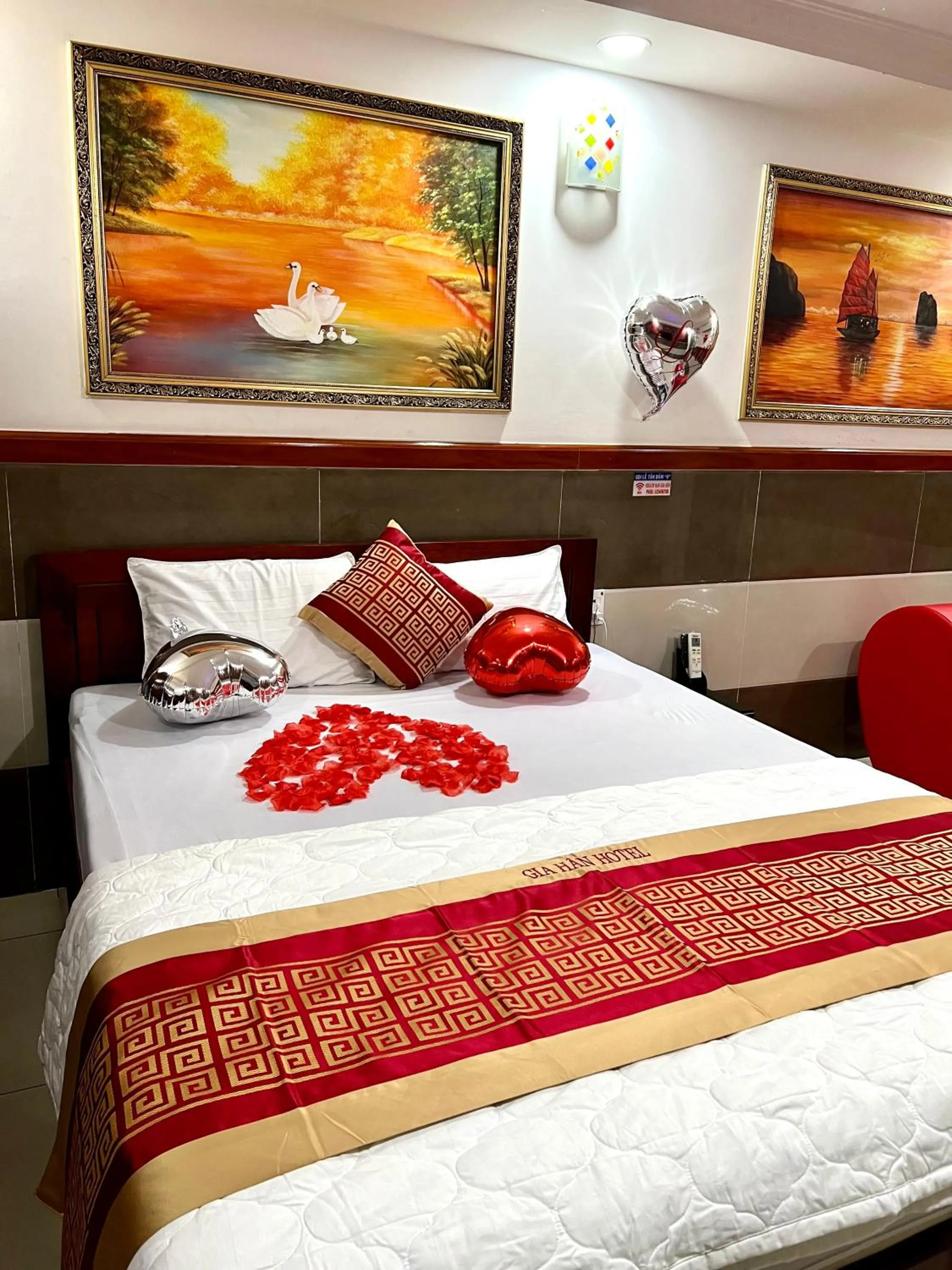 Bed in Gia Hân Hotel