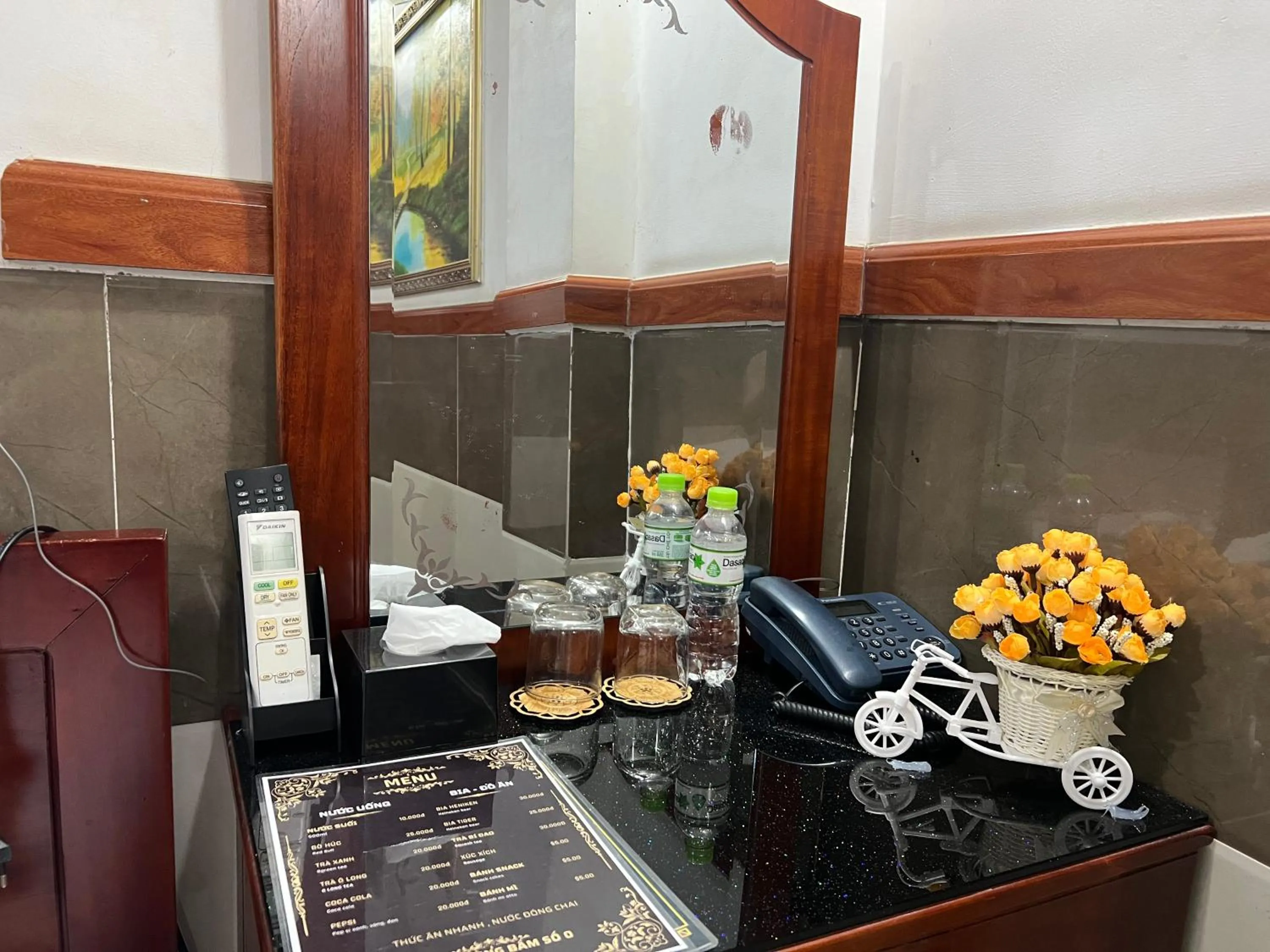 Decorative detail in Gia Hân Hotel