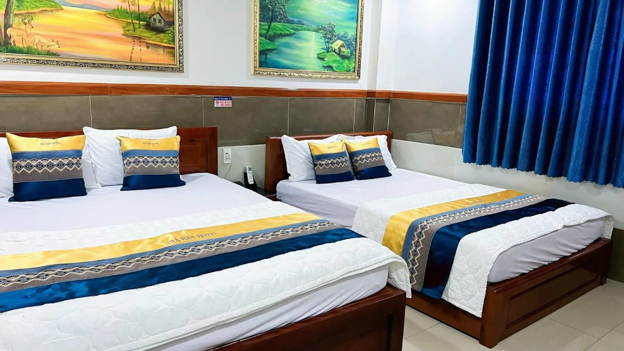 Bed in Gia Hân Hotel