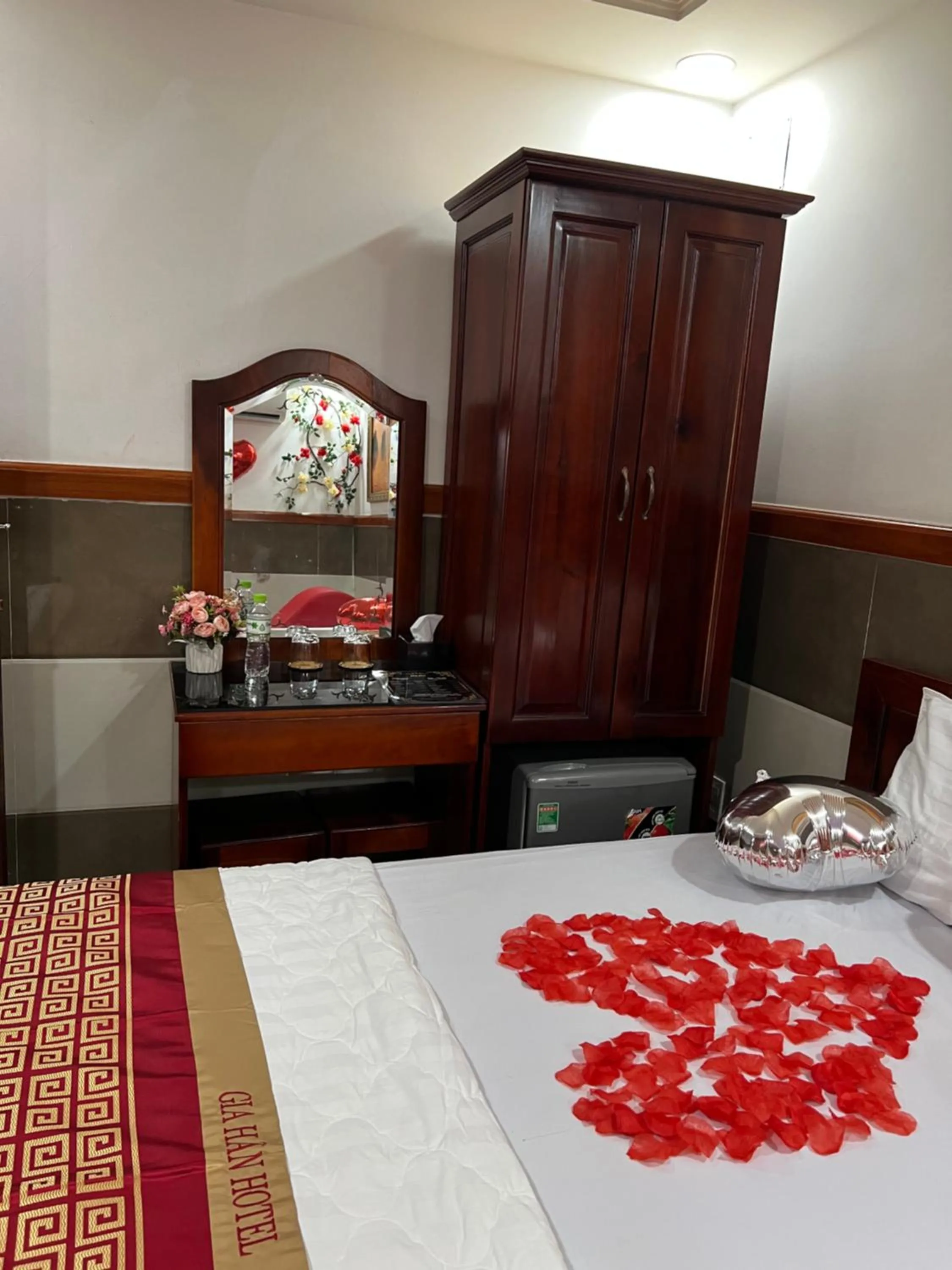 Bed in Gia Hân Hotel