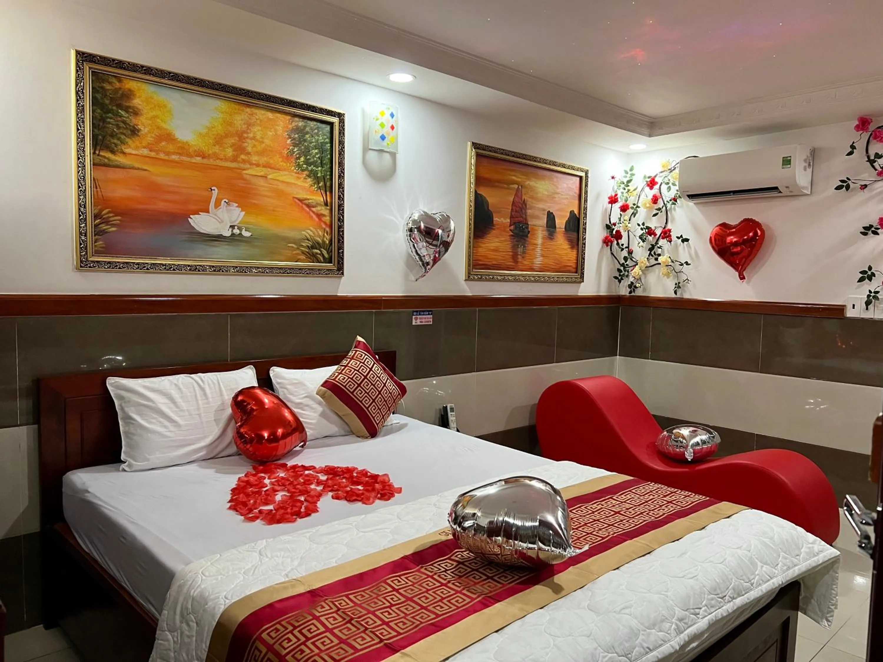 Bed in Gia Hân Hotel