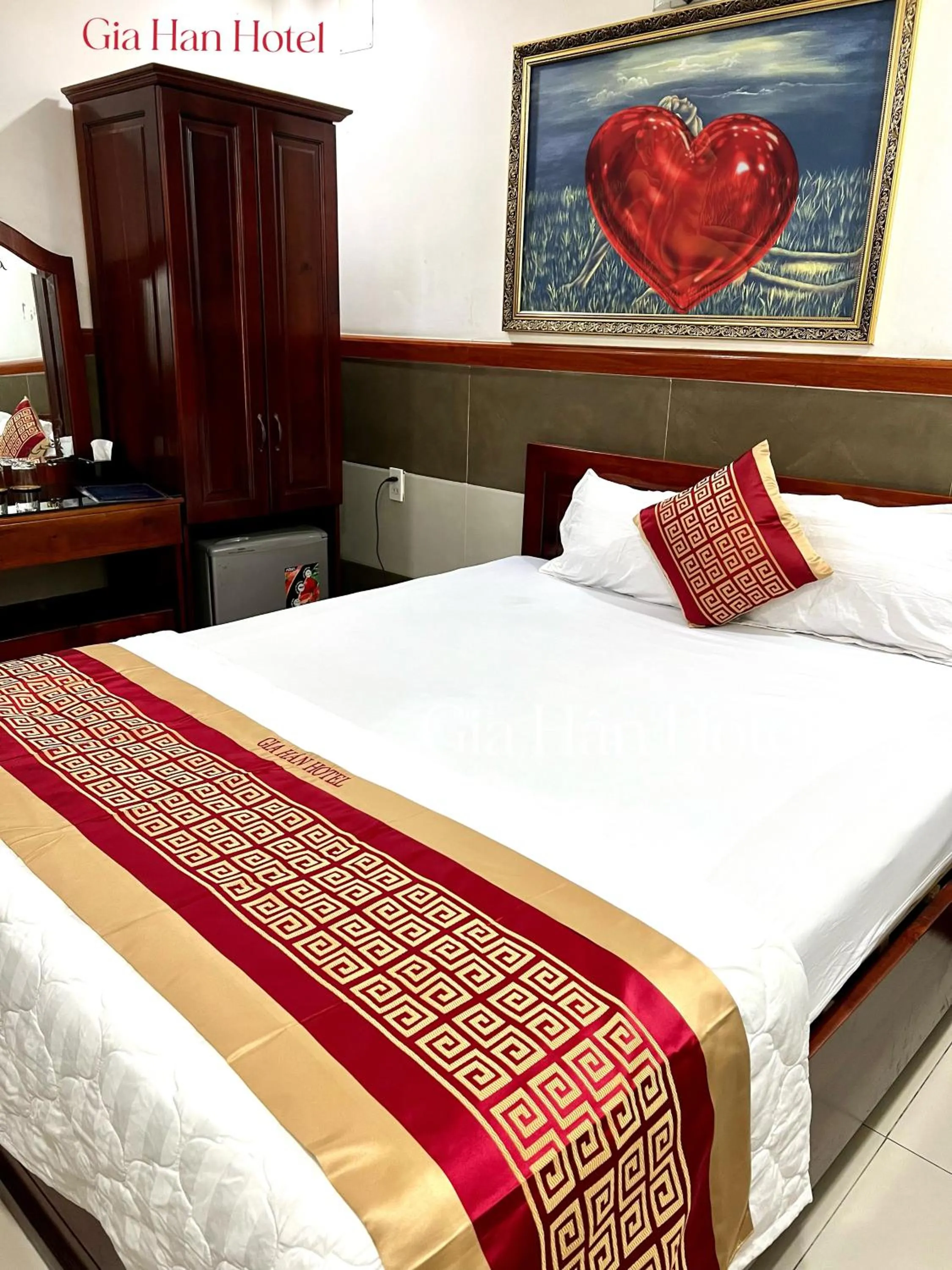 Bed in Gia Hân Hotel