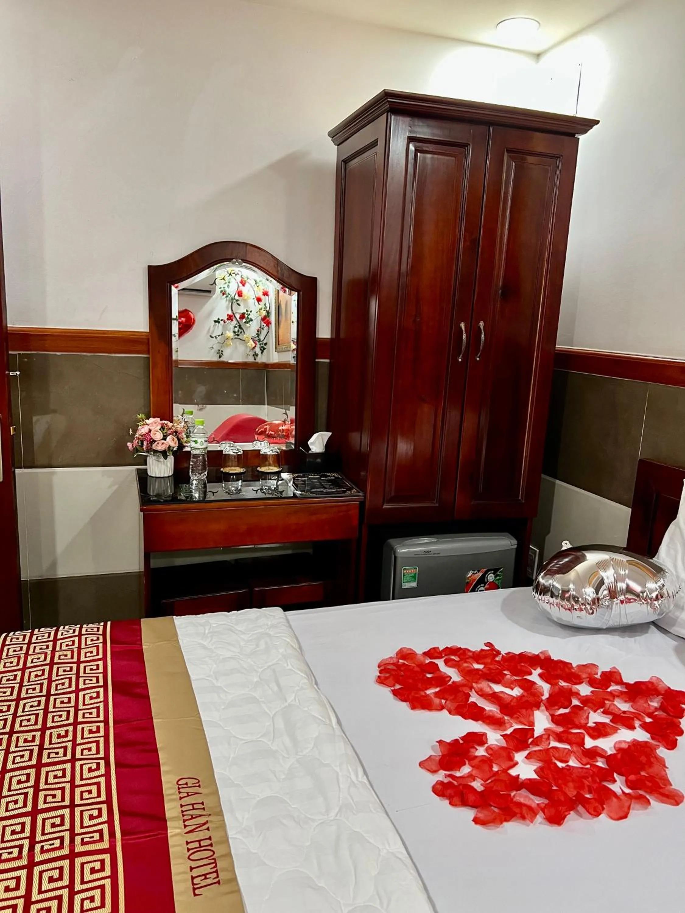 Bed in Gia Hân Hotel