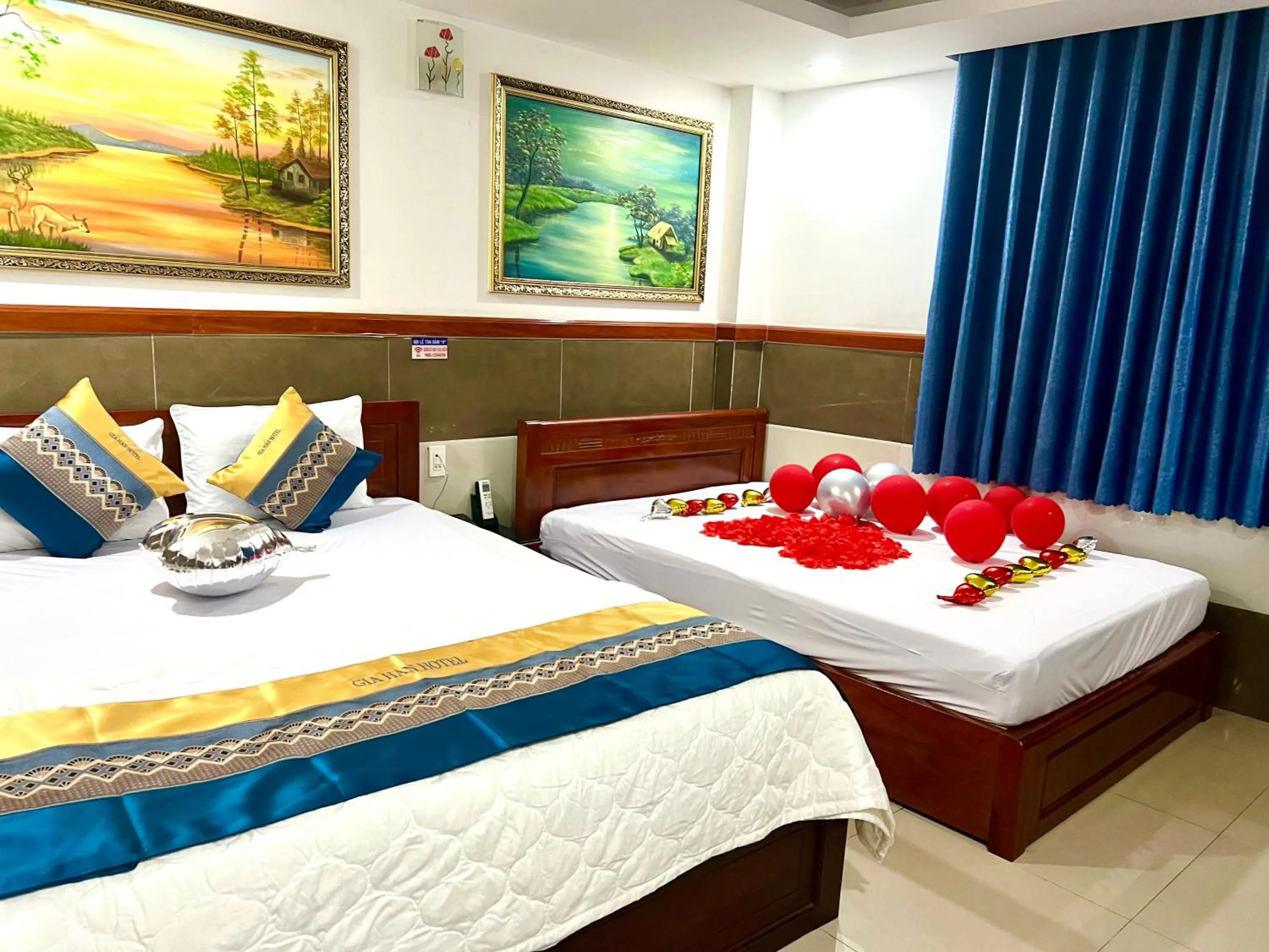 Bed in Gia Hân Hotel