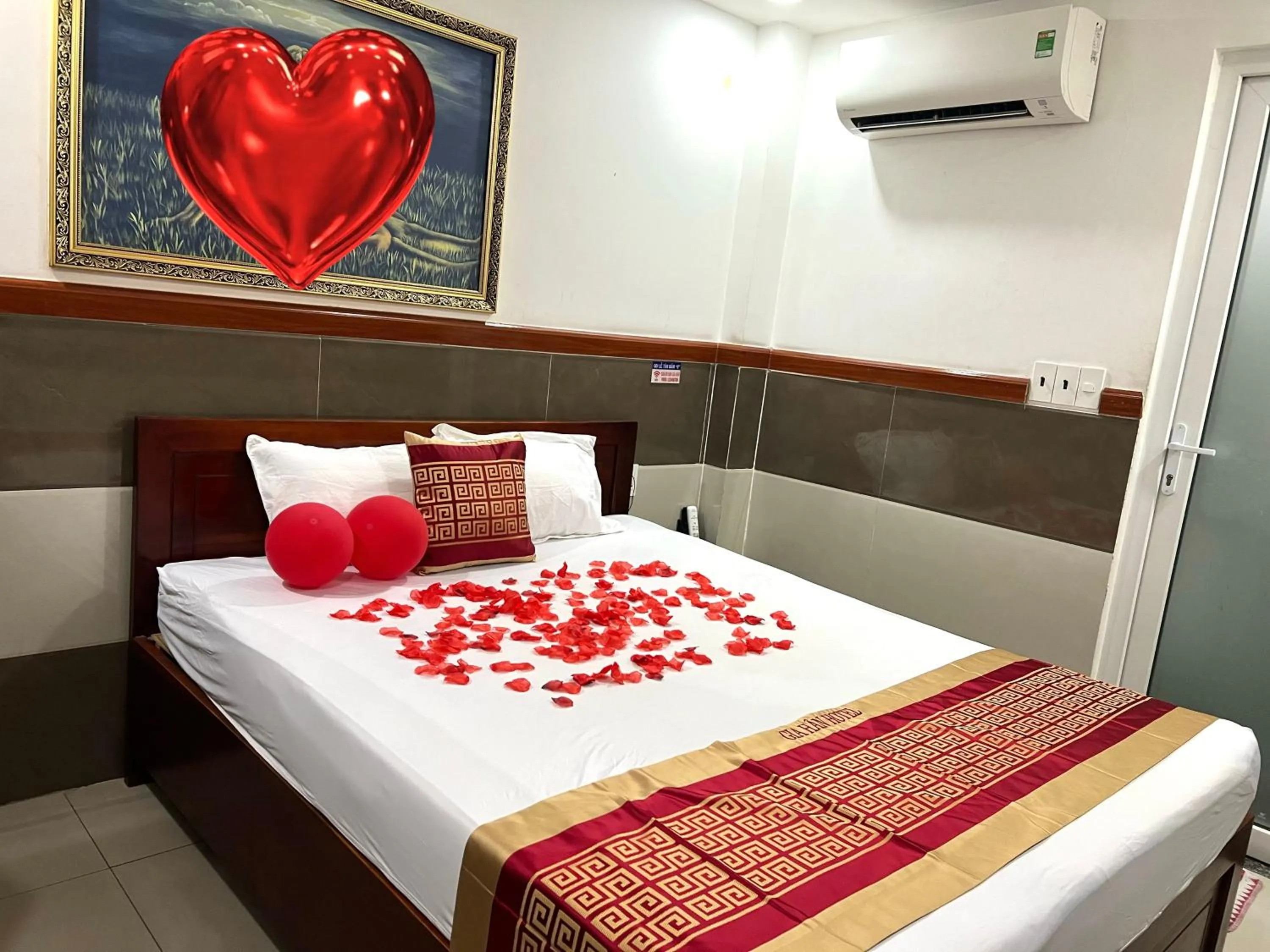 Bed in Gia Hân Hotel