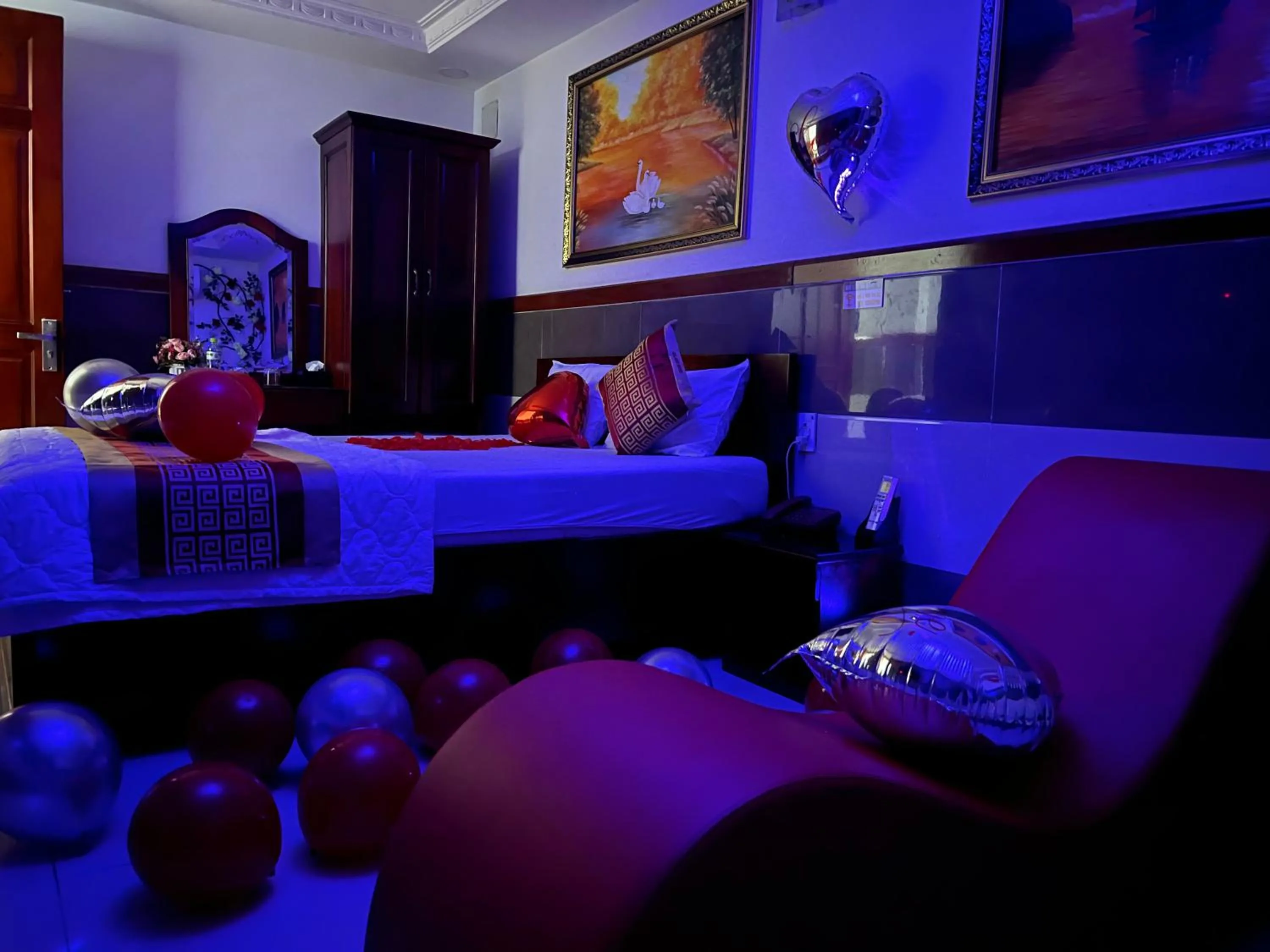 Bed in Gia Hân Hotel