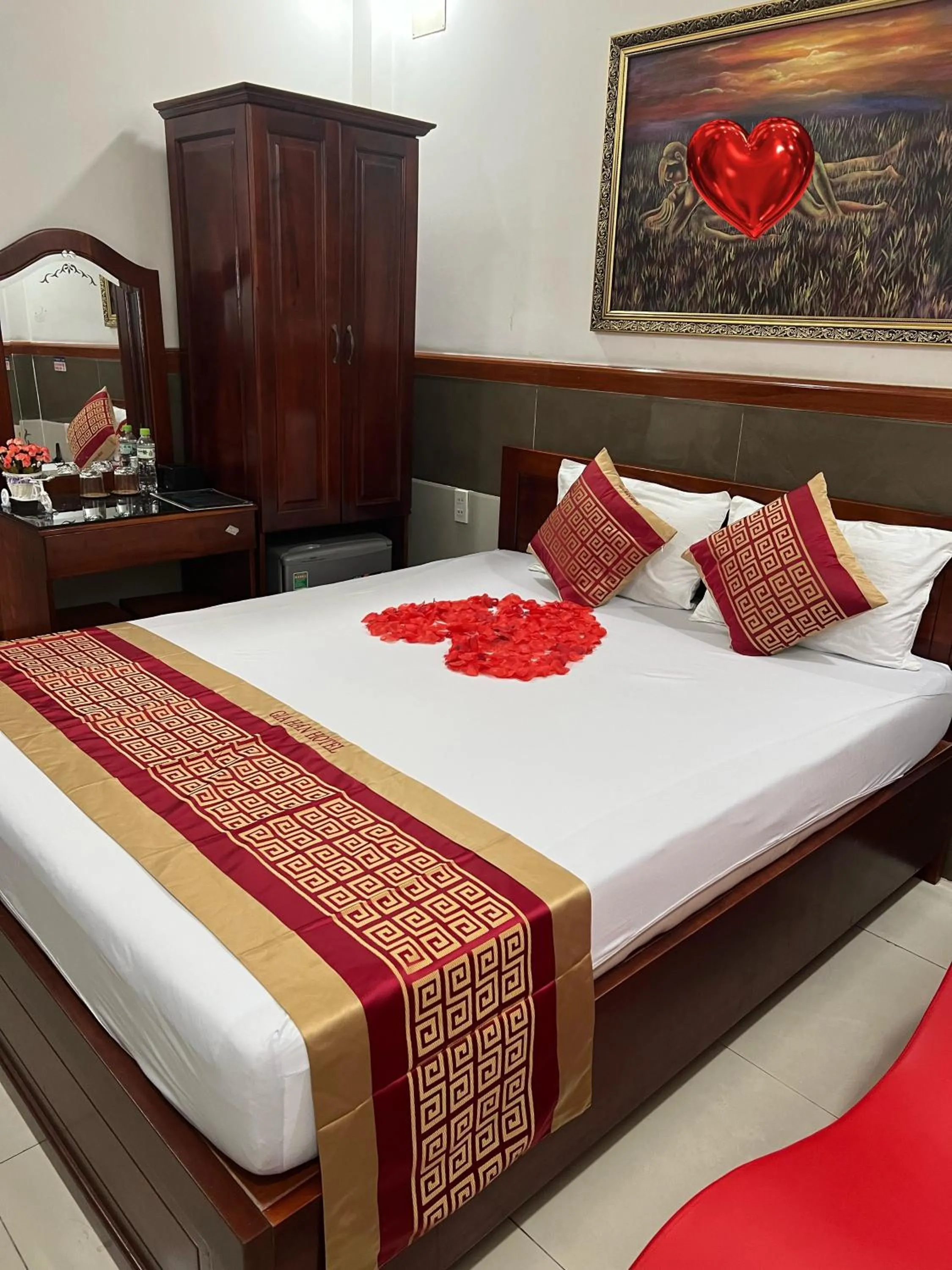 Bed in Gia Hân Hotel