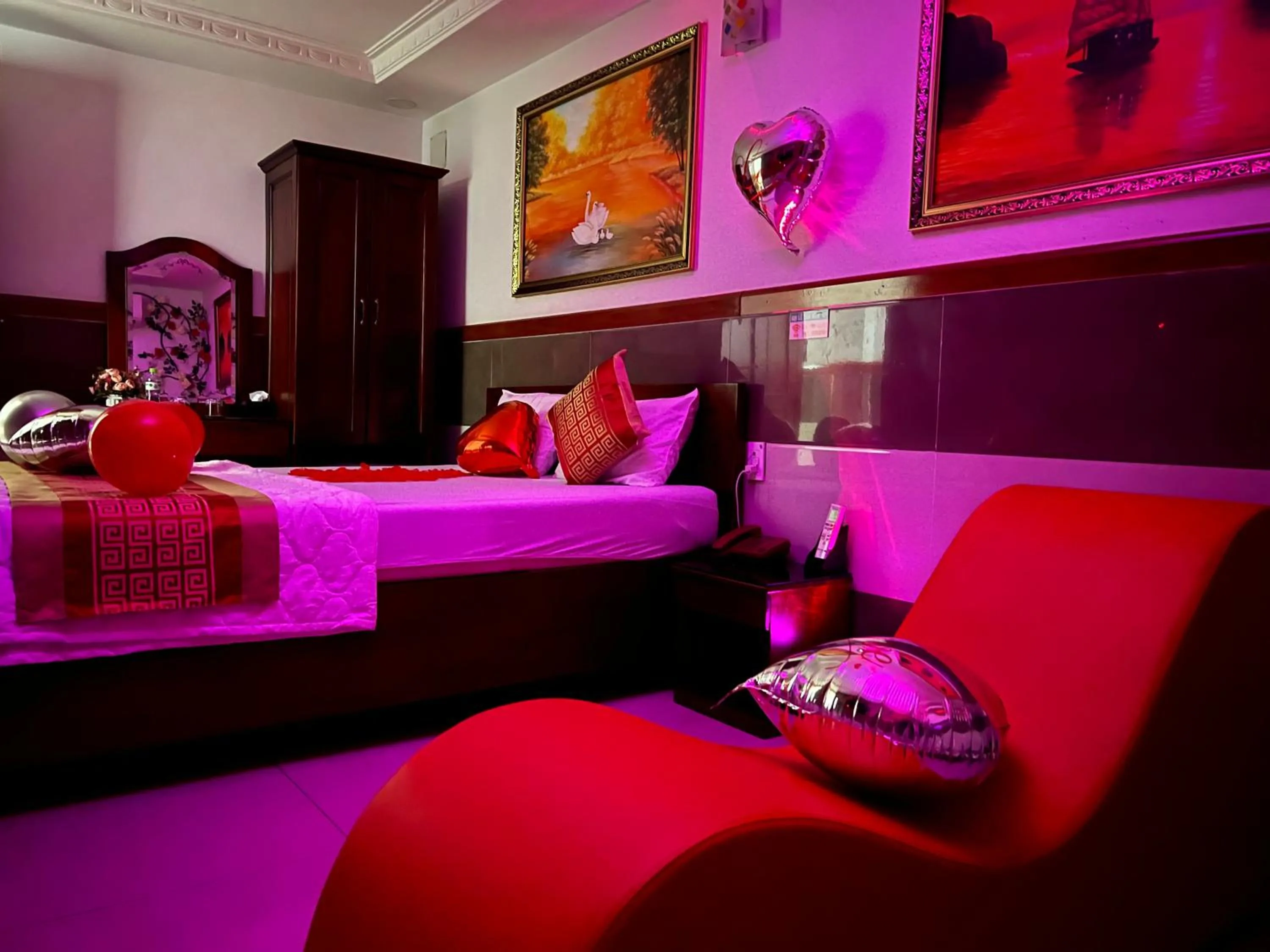 Bed in Gia Hân Hotel