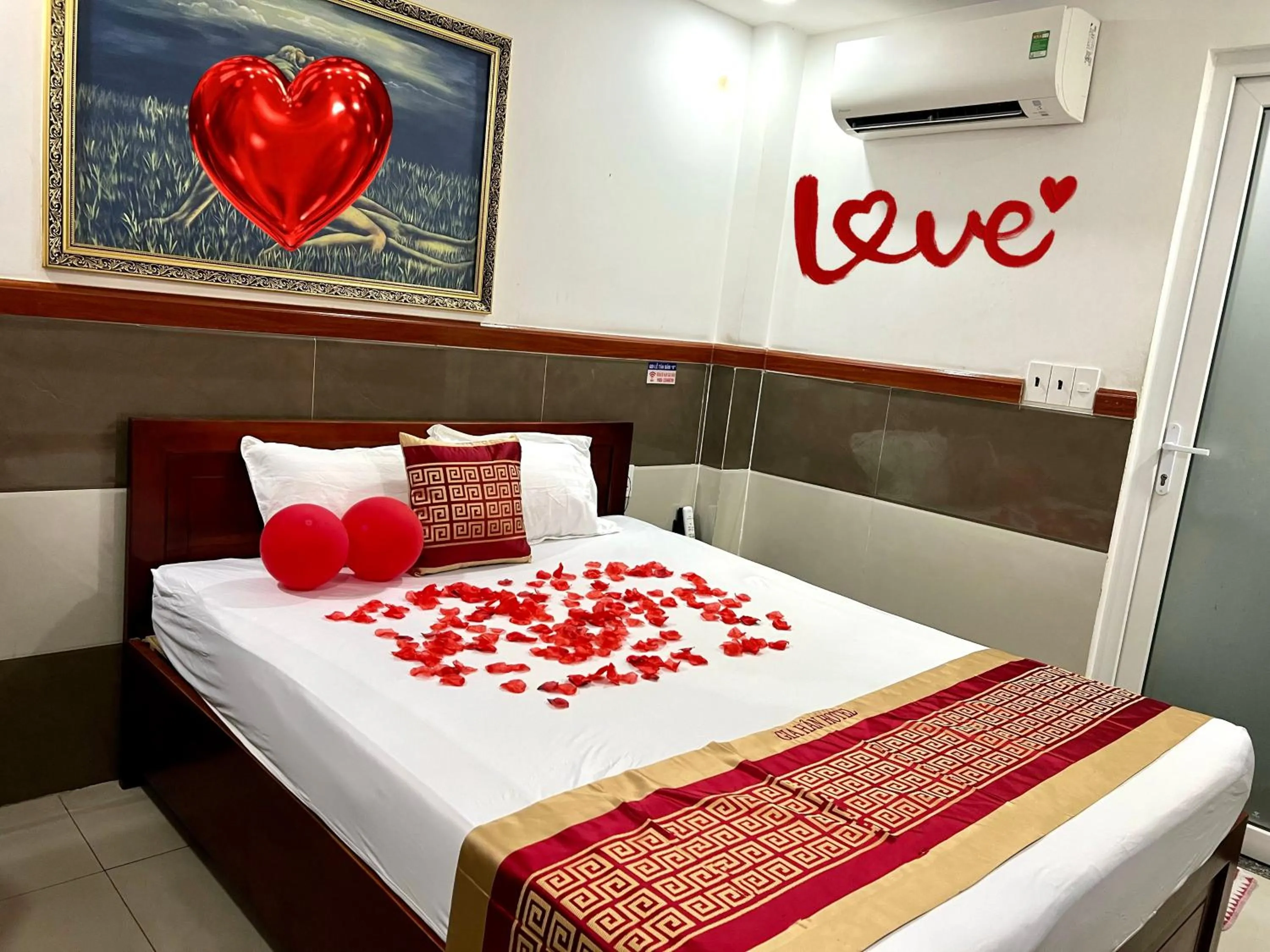 Bed in Gia Hân Hotel