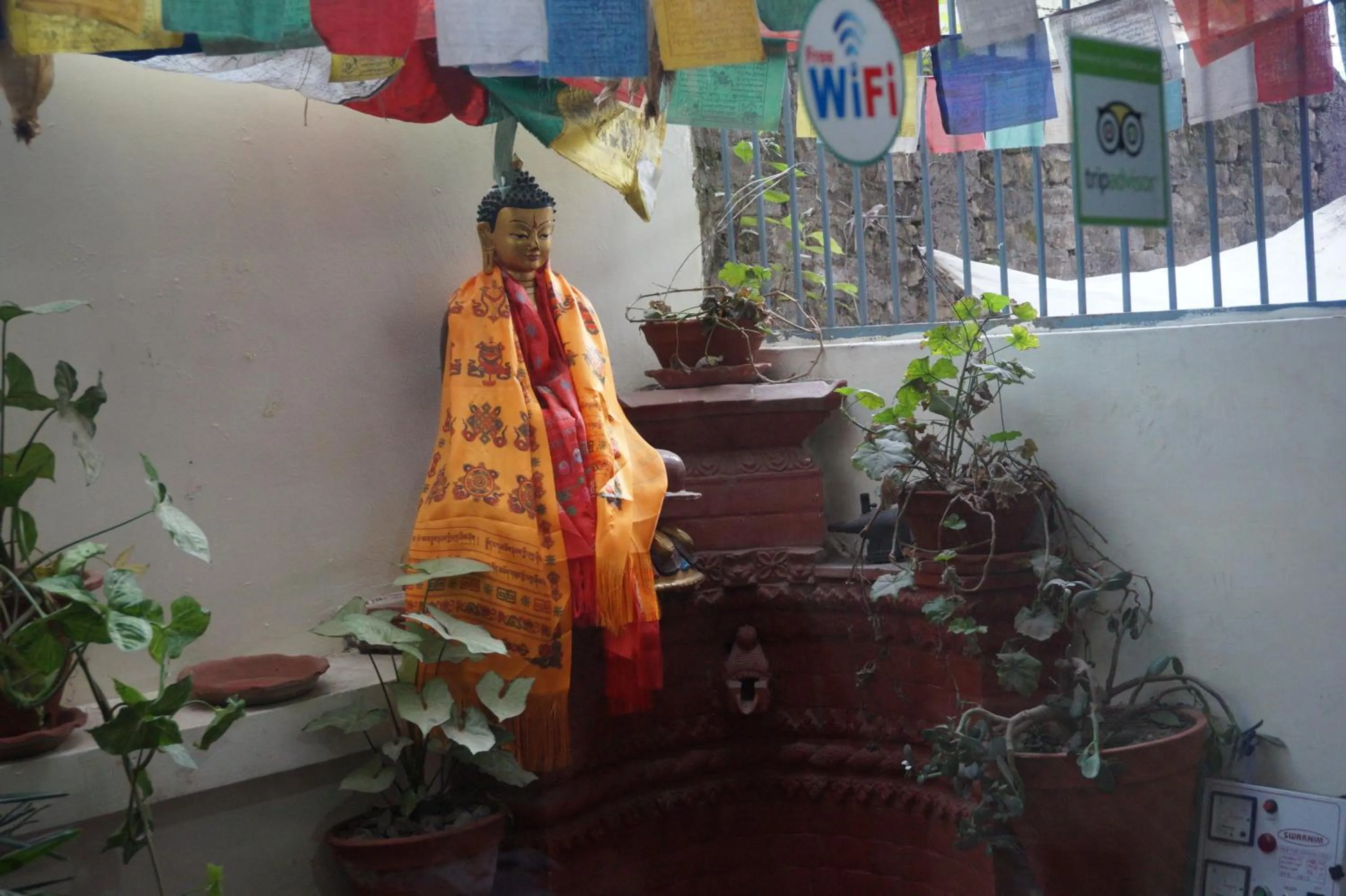 Decorative detail in Alpine Hotel & Apartment